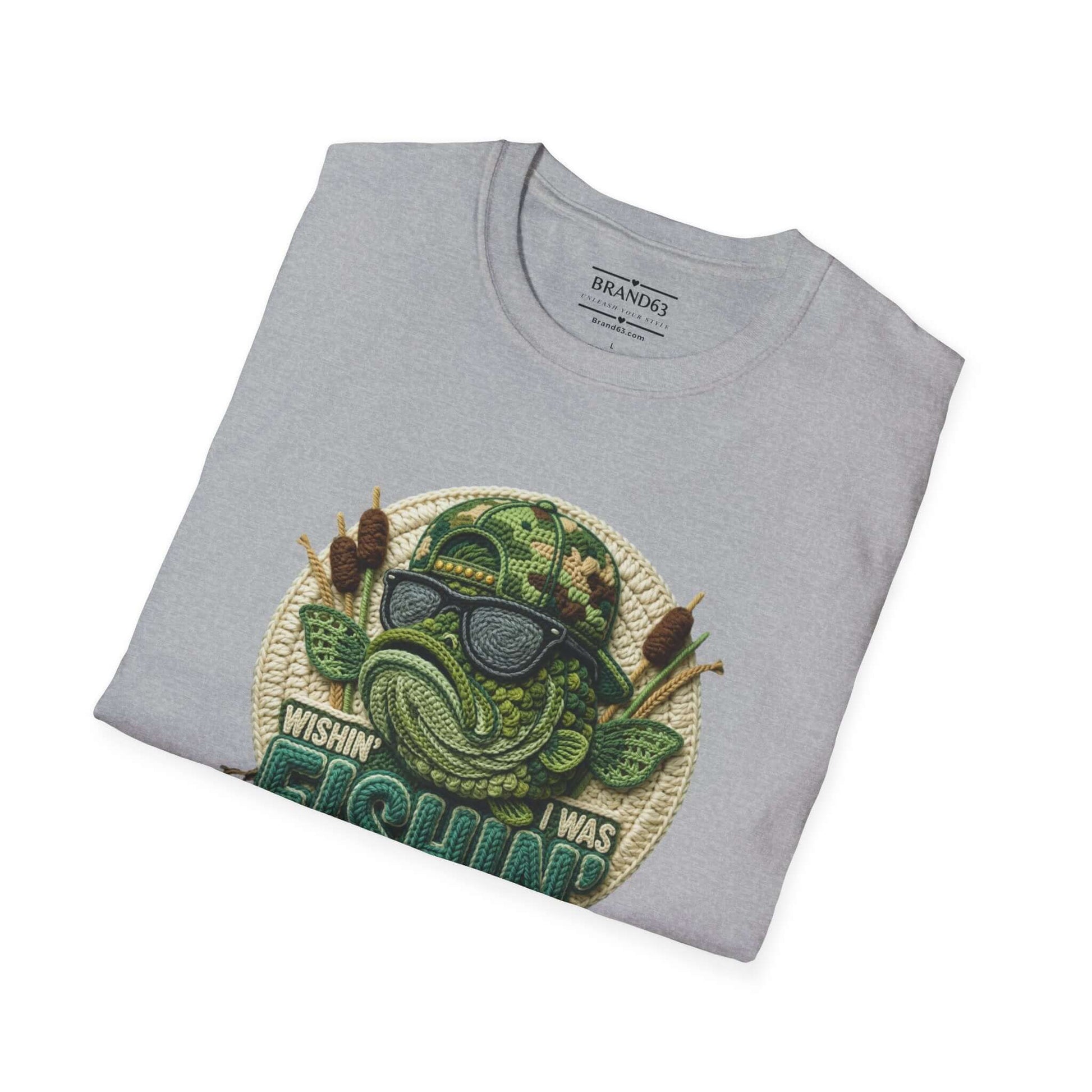 Dad's Favorite Fishing Shirt! Embroidered-Look Design, Brand63