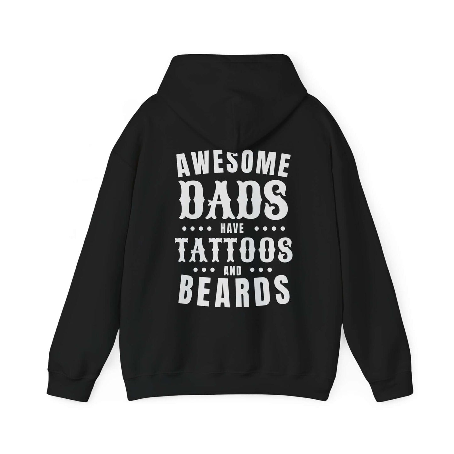 Dad's Tattoo and Beard Hoodie, Brand63