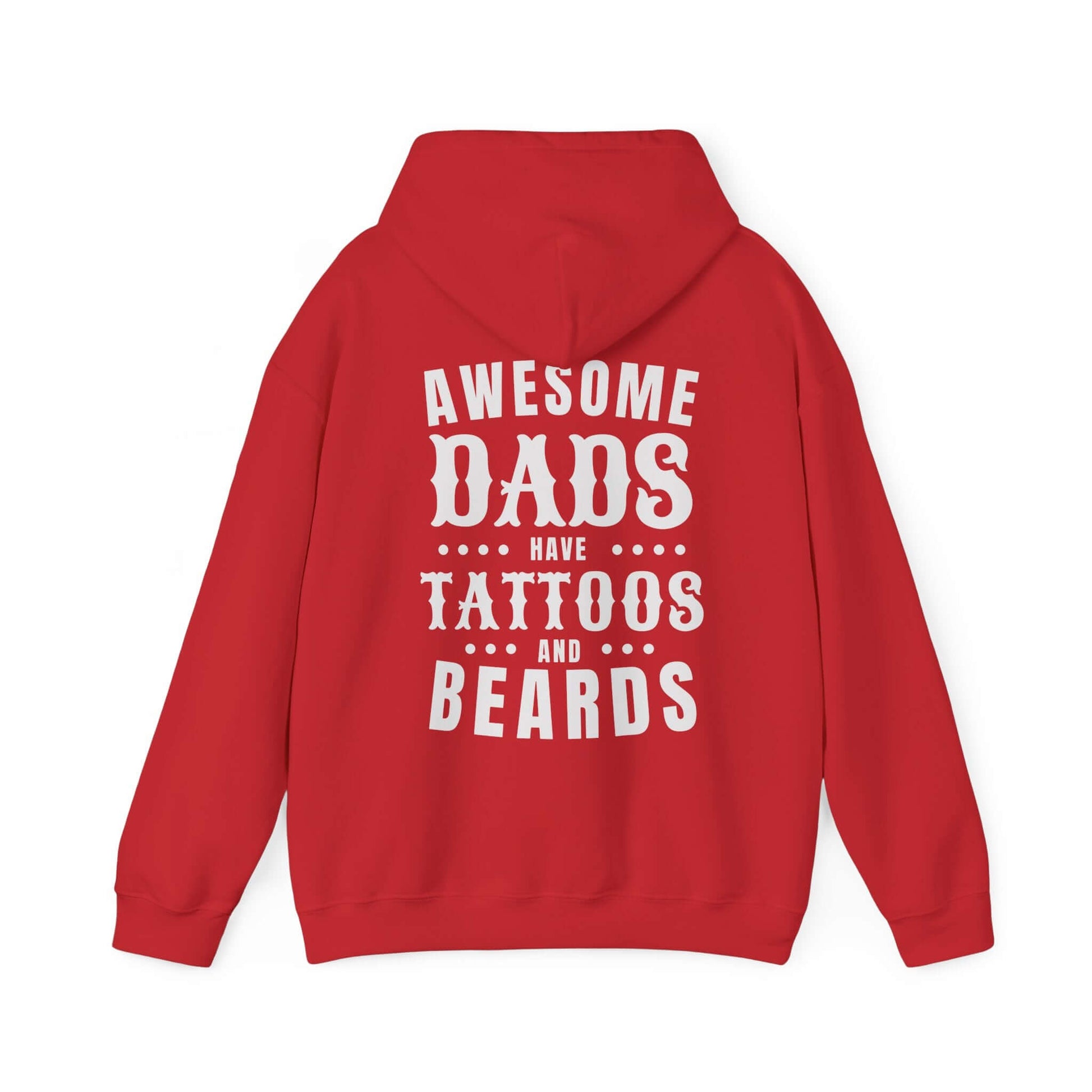 Dad's Tattoo and Beard Hoodie, Brand63