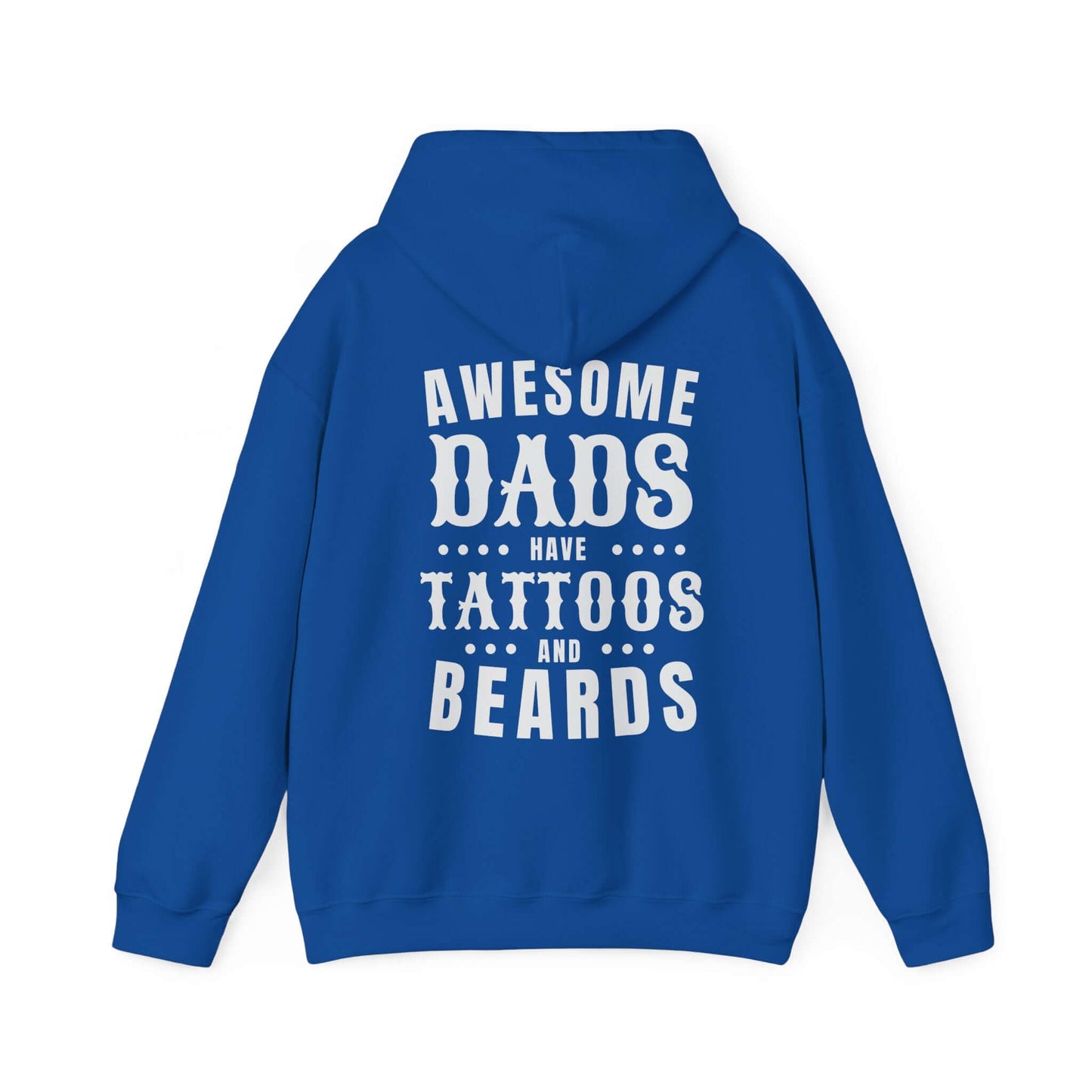 Dad's Tattoo and Beard Hoodie, Brand63