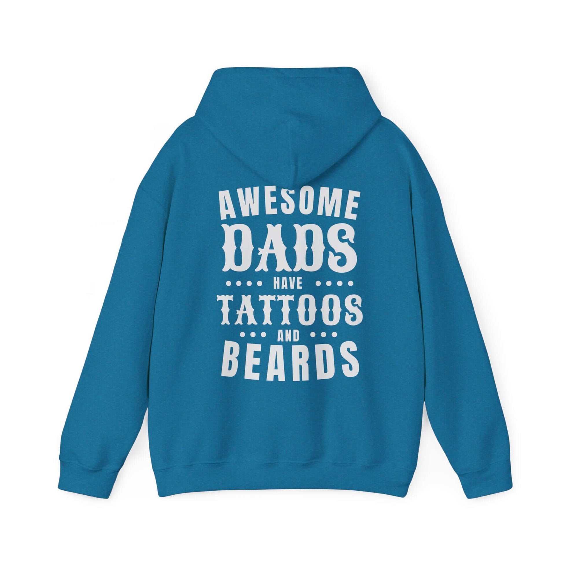 Dad's Tattoo and Beard Hoodie, Brand63