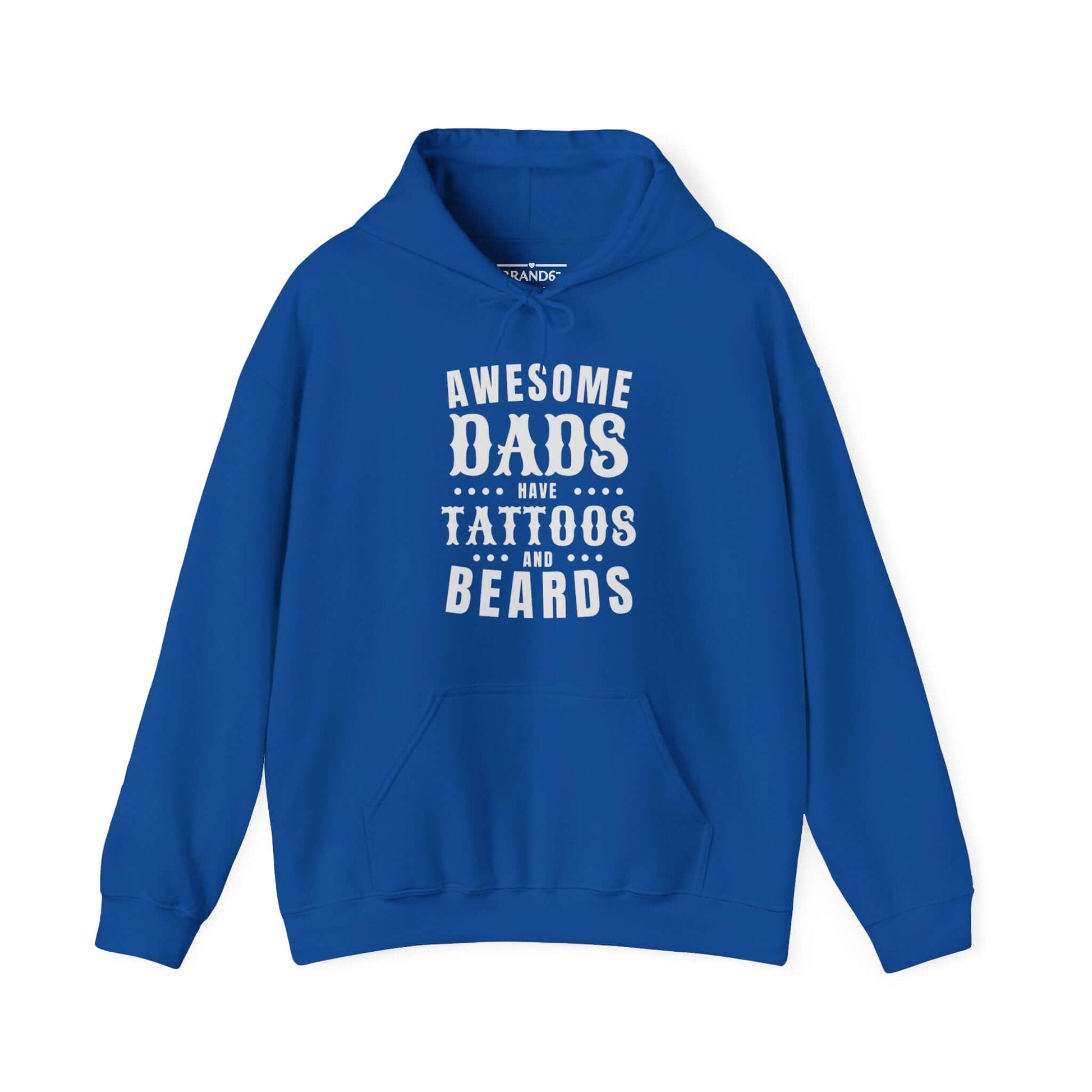 Dad's Tattoo and Beard Hoodie, Brand63