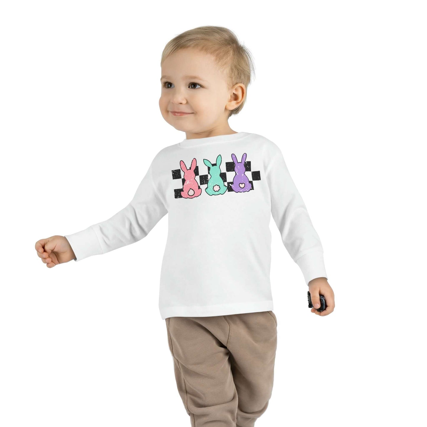 Easter Bunny Parade Toddler Long-Sleeve Shirt, Brand63