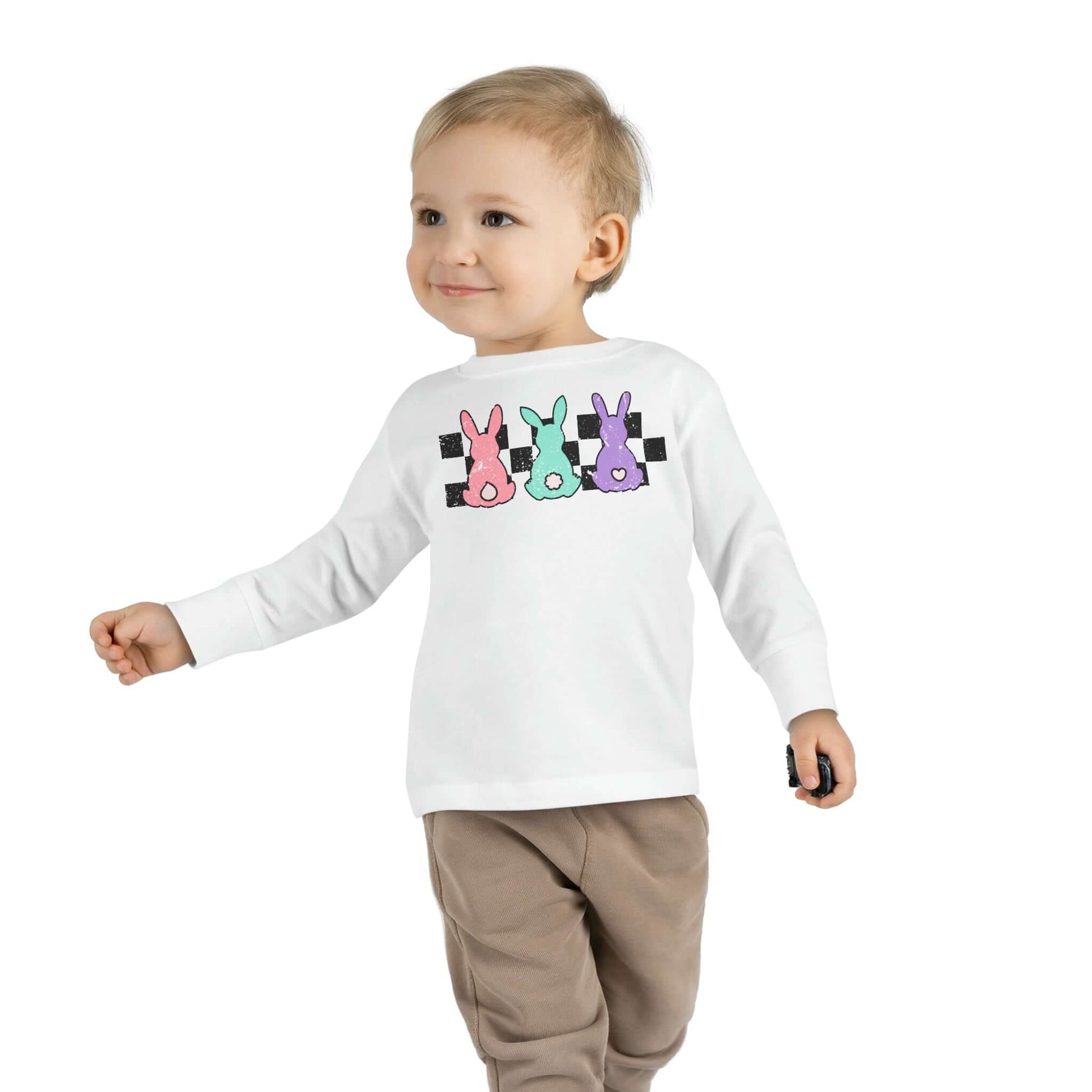 Easter Bunny Parade Toddler Long-Sleeve Shirt, Brand63