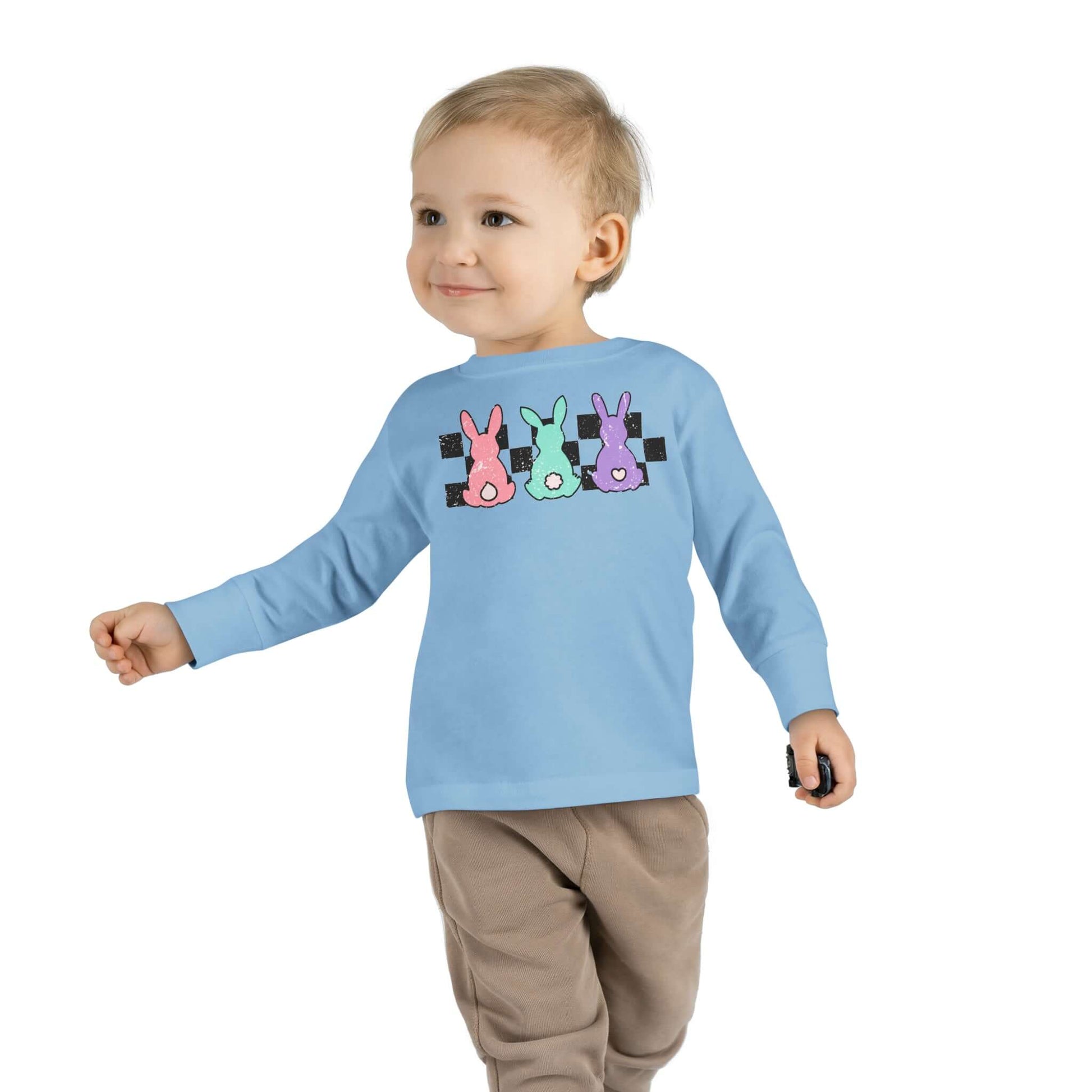 Easter Bunny Parade Toddler Long-Sleeve Shirt, Brand63
