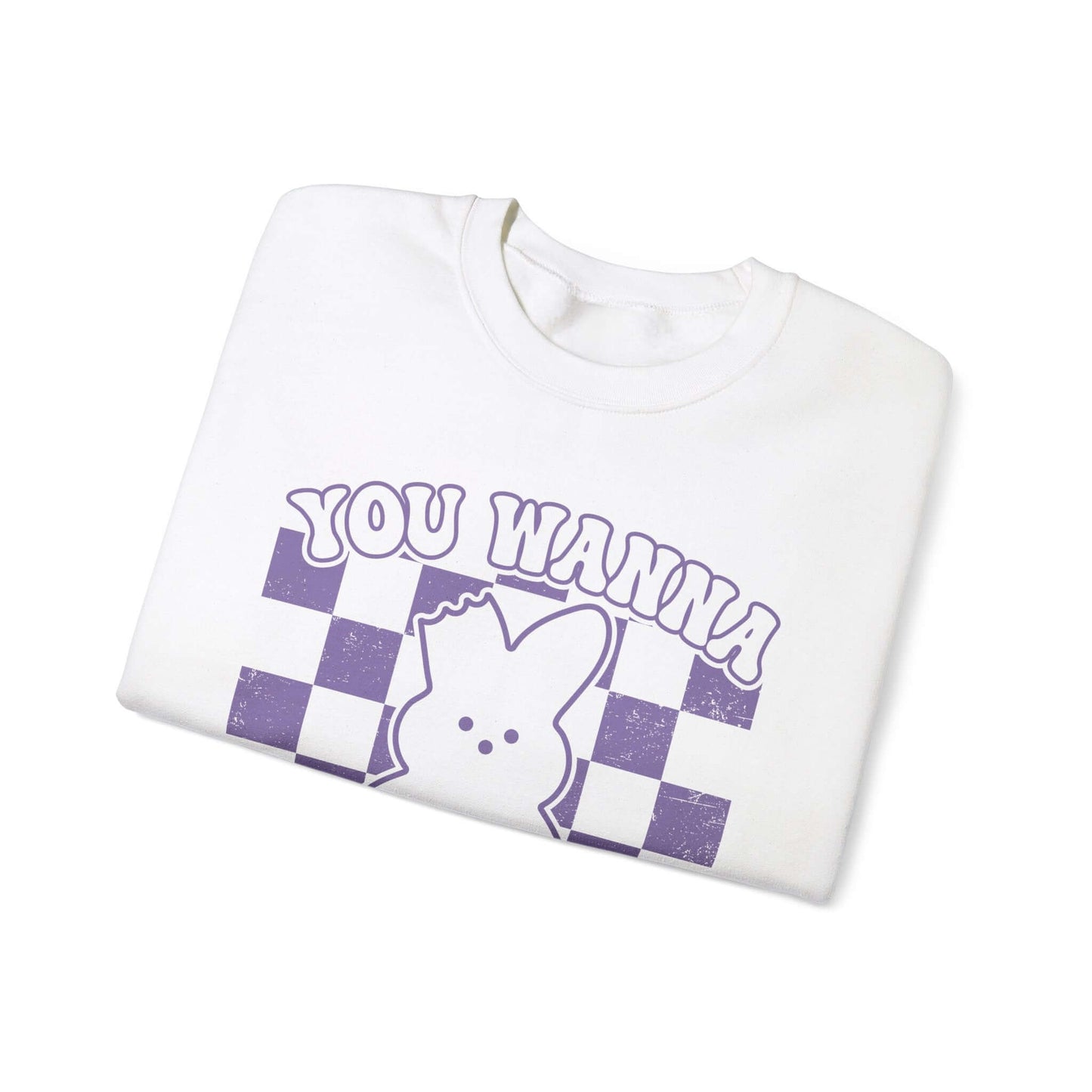 Easter Peeps, Adult Sweatshirt (PURPLE PEEPS), Brand63