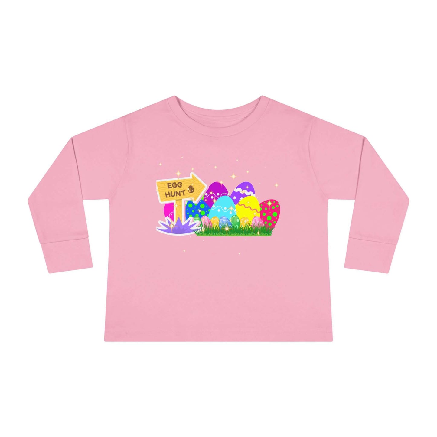 Eggs-Travagant Easter Toddler Long-Sleeve Shirt | Sweatshirt Style, Brand63