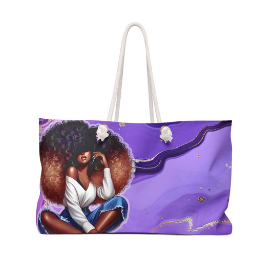 Elegant Black Girl Magic Chic Tote Bag, Brand63