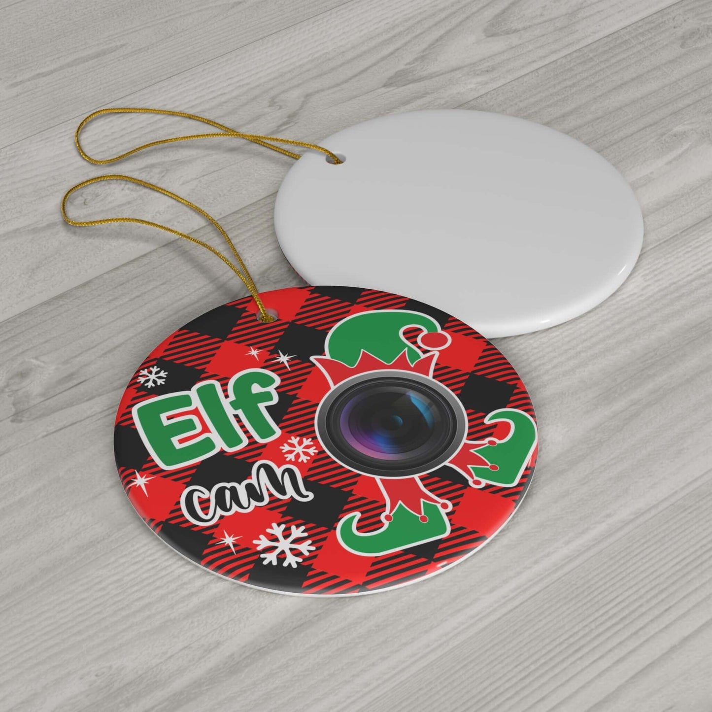 Elf-Cam Christmas Ornament, Brand63