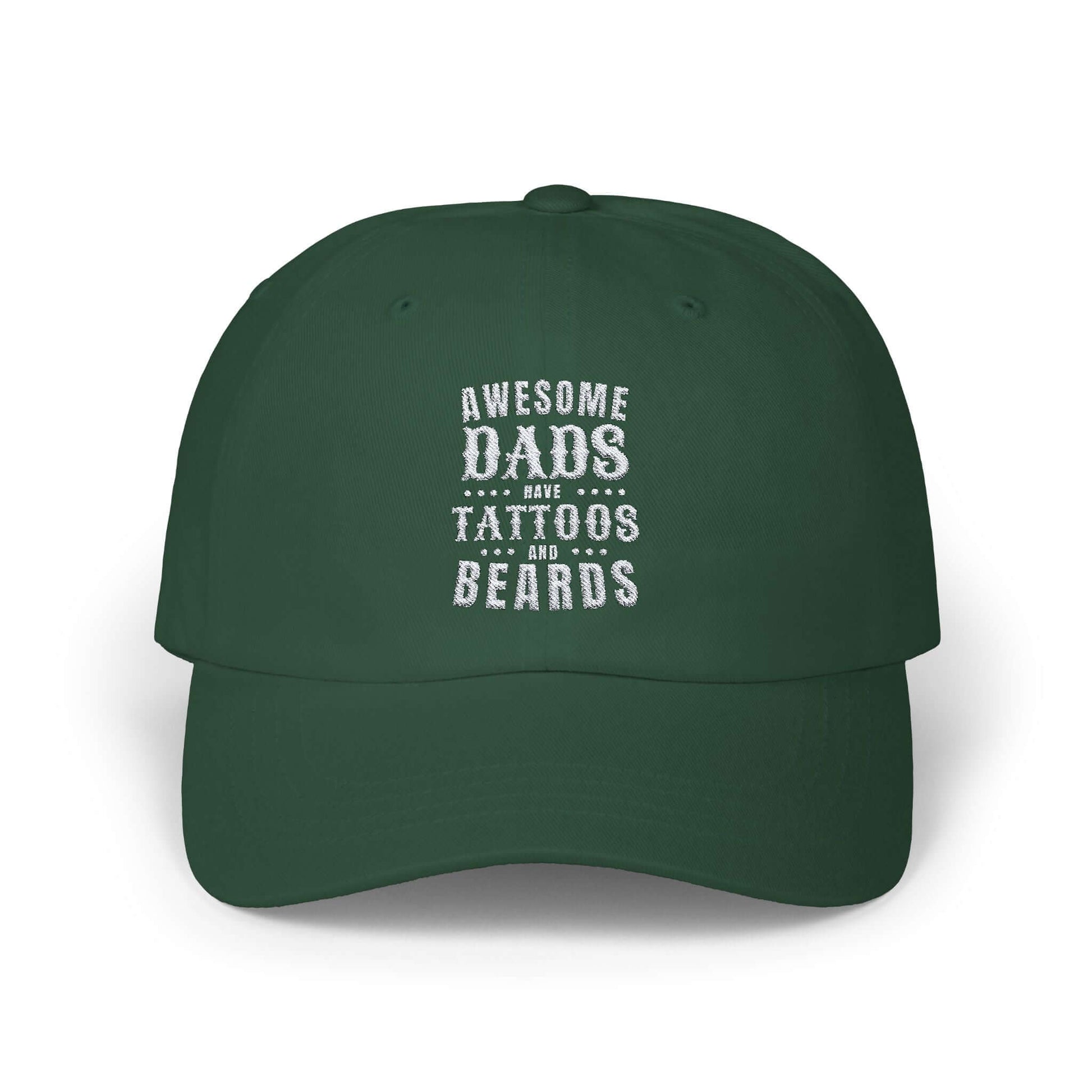 Embroidered Dad Cap, Christmas Gifts For Dads, Baseball Hat for Bearded, Tattooed Fathers –Dad Gift for Birthdays, Father’s Day, Brand63