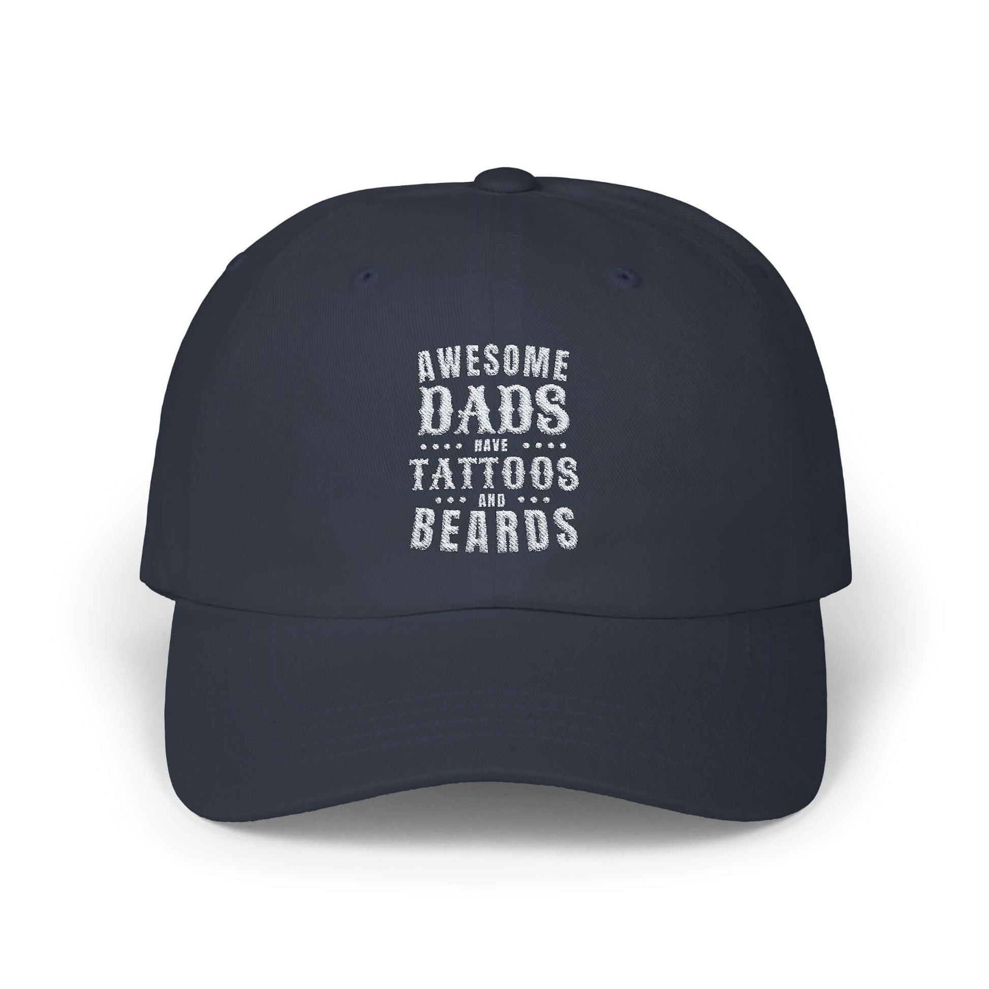 Embroidered Dad Cap, Christmas Gifts For Dads, Baseball Hat for Bearded, Tattooed Fathers –Dad Gift for Birthdays, Father’s Day, Brand63