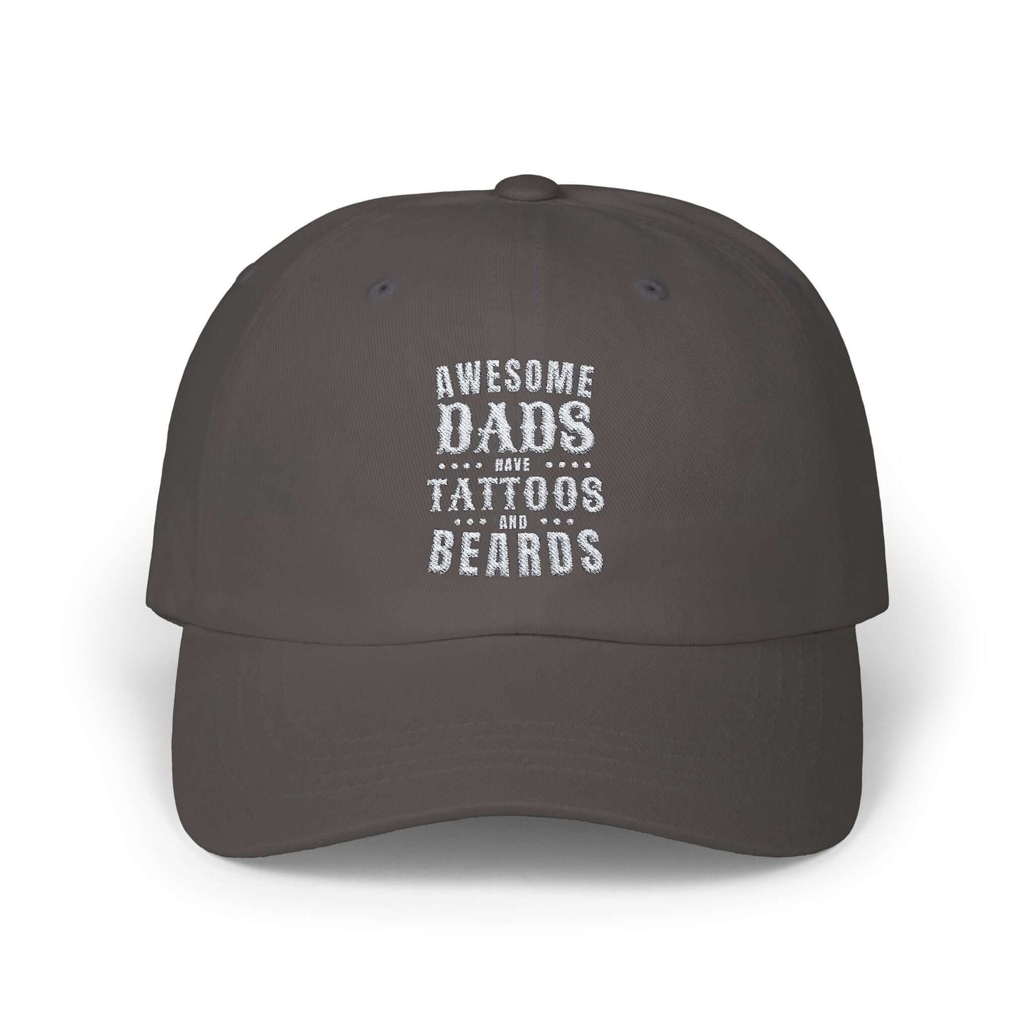 Embroidered Dad Cap, Christmas Gifts For Dads, Baseball Hat for Bearded, Tattooed Fathers –Dad Gift for Birthdays, Father’s Day, Brand63
