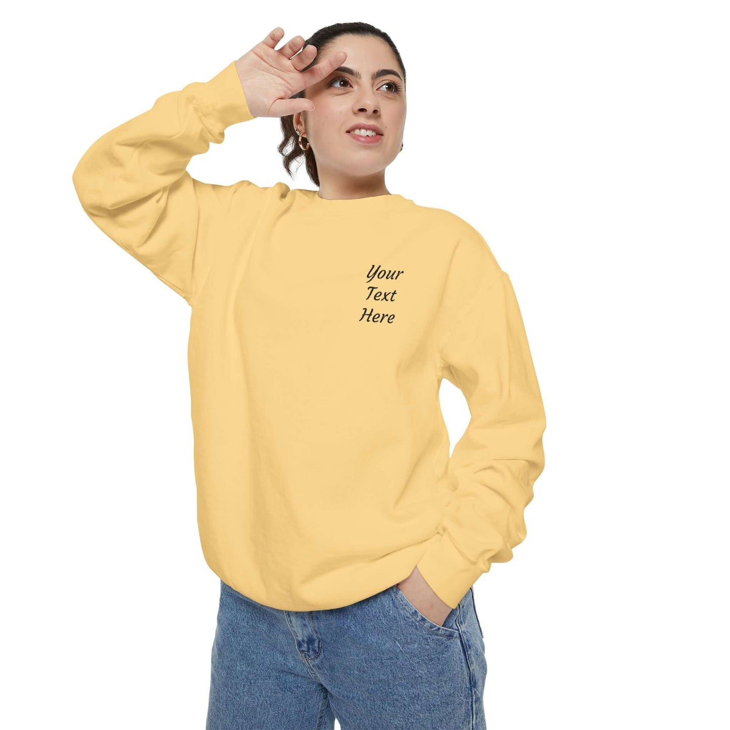 Embroidery Left Chest Create Your Own Luxurious Sweatshirt, Brand63