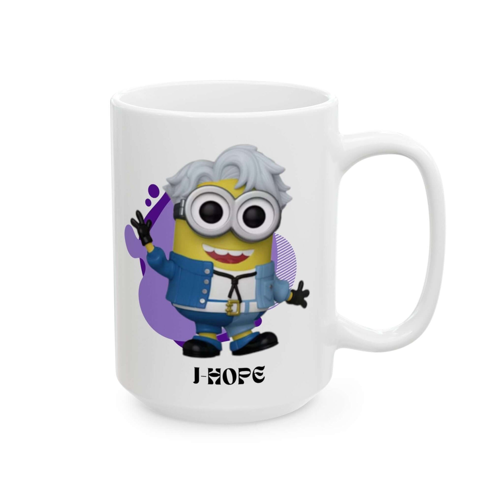 Exclusive BTS J-HOPE Minion Ceramic Mug, 15oz, Brand63