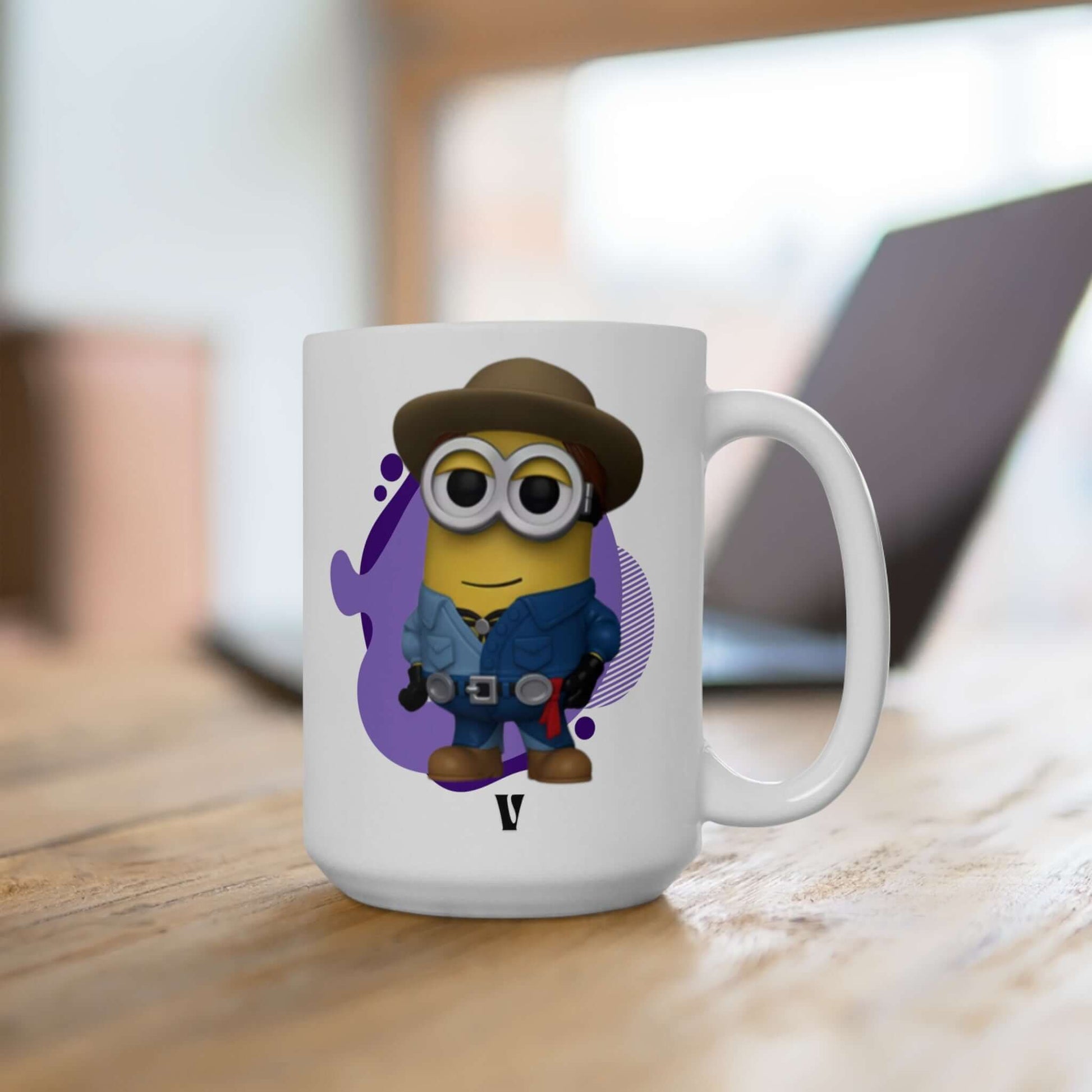 Exclusive BTS V Minion Ceramic Mug, 15oz, Brand63