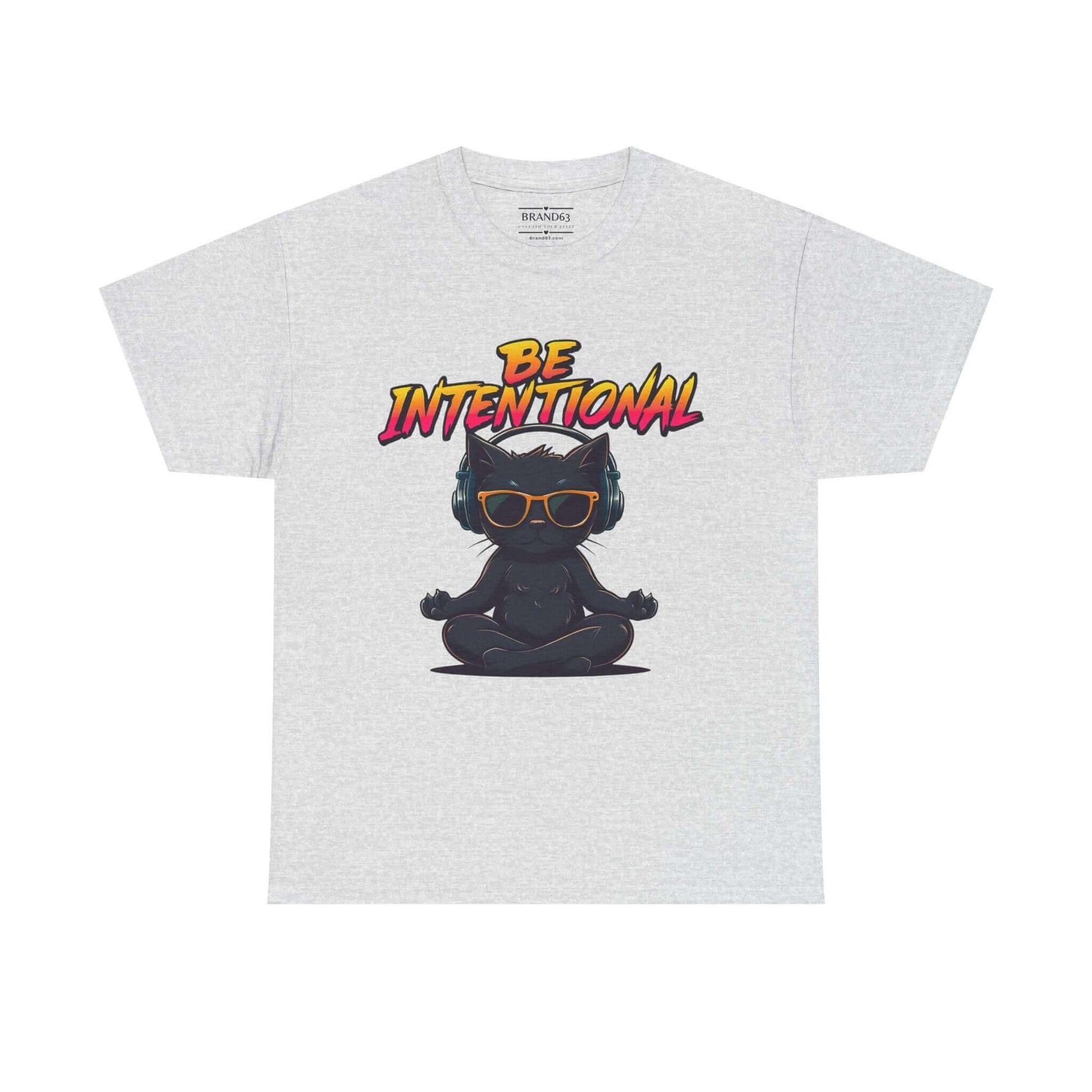 Exclusive Be Intentional Positive Vibe T-Shirt, Unisex, Brand63
