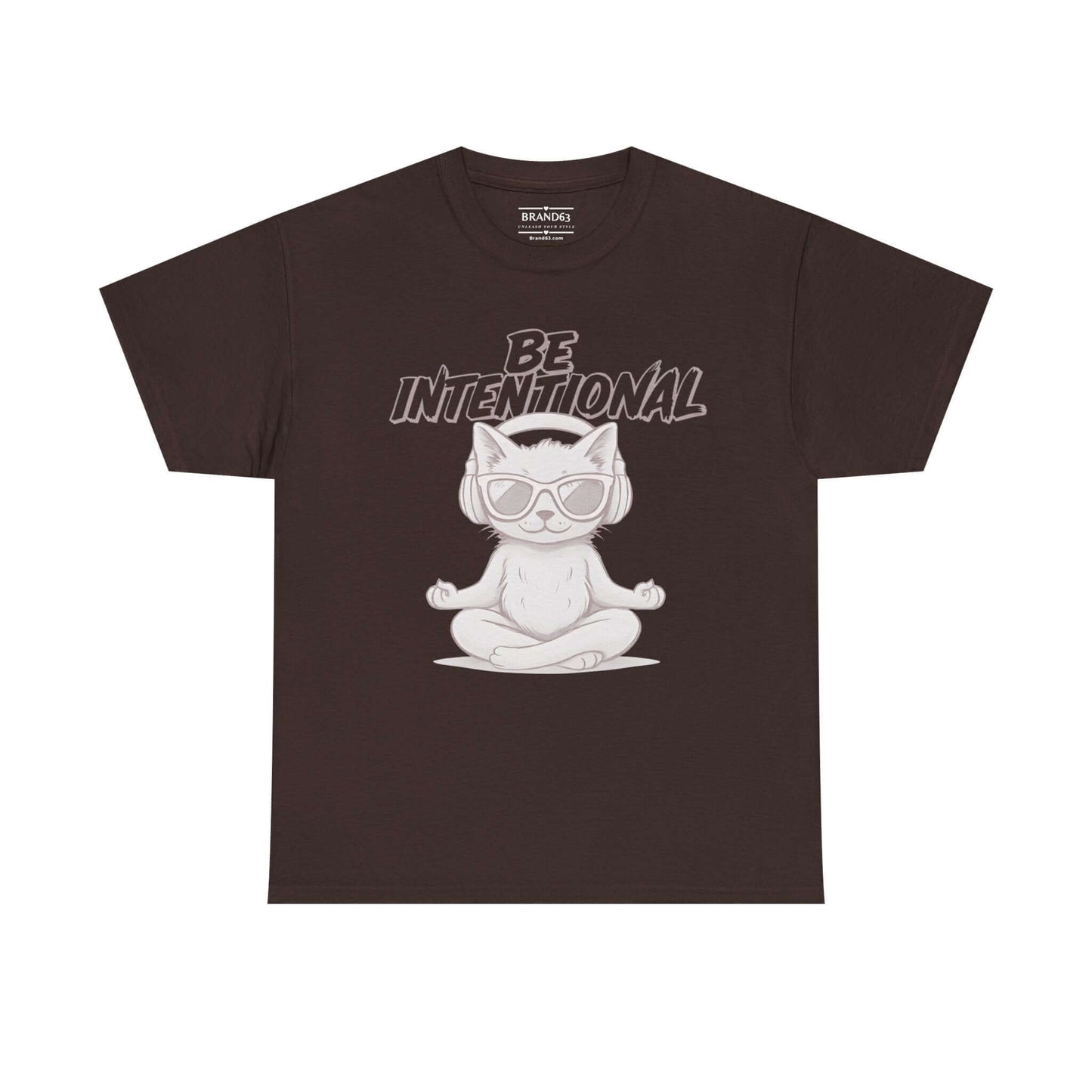Exclusive Be Intentional Positive Vibe T-Shirt, Unisex, Brand63