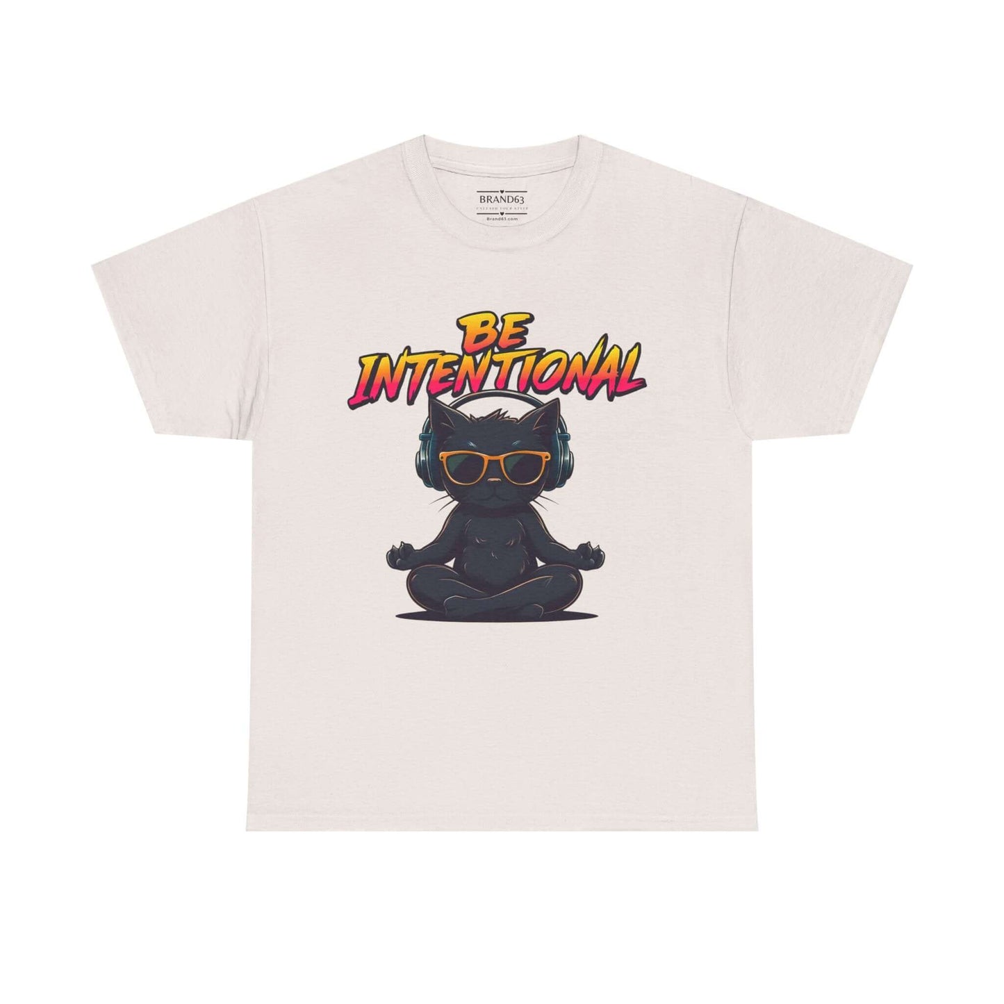 Exclusive Be Intentional Positive Vibe T-Shirt, Unisex, Brand63
