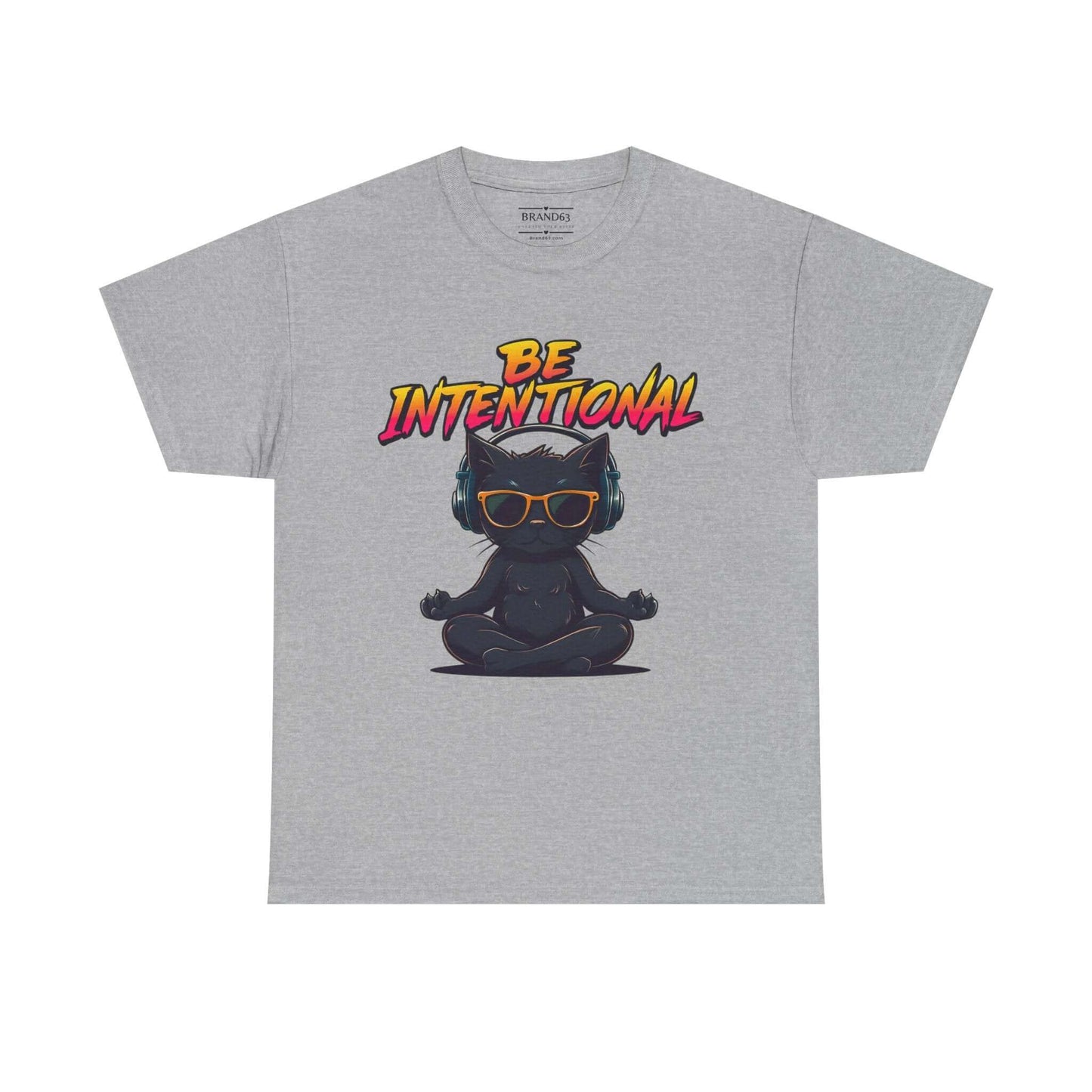 Exclusive Be Intentional Positive Vibe T-Shirt, Unisex, Brand63