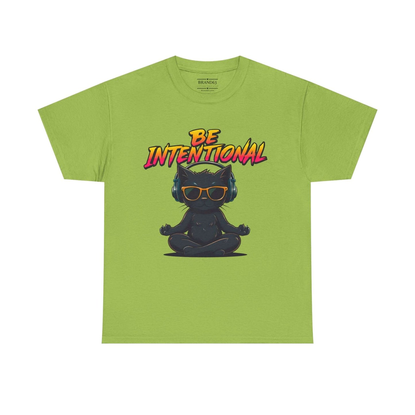 Exclusive Be Intentional Positive Vibe T-Shirt, Unisex, Brand63