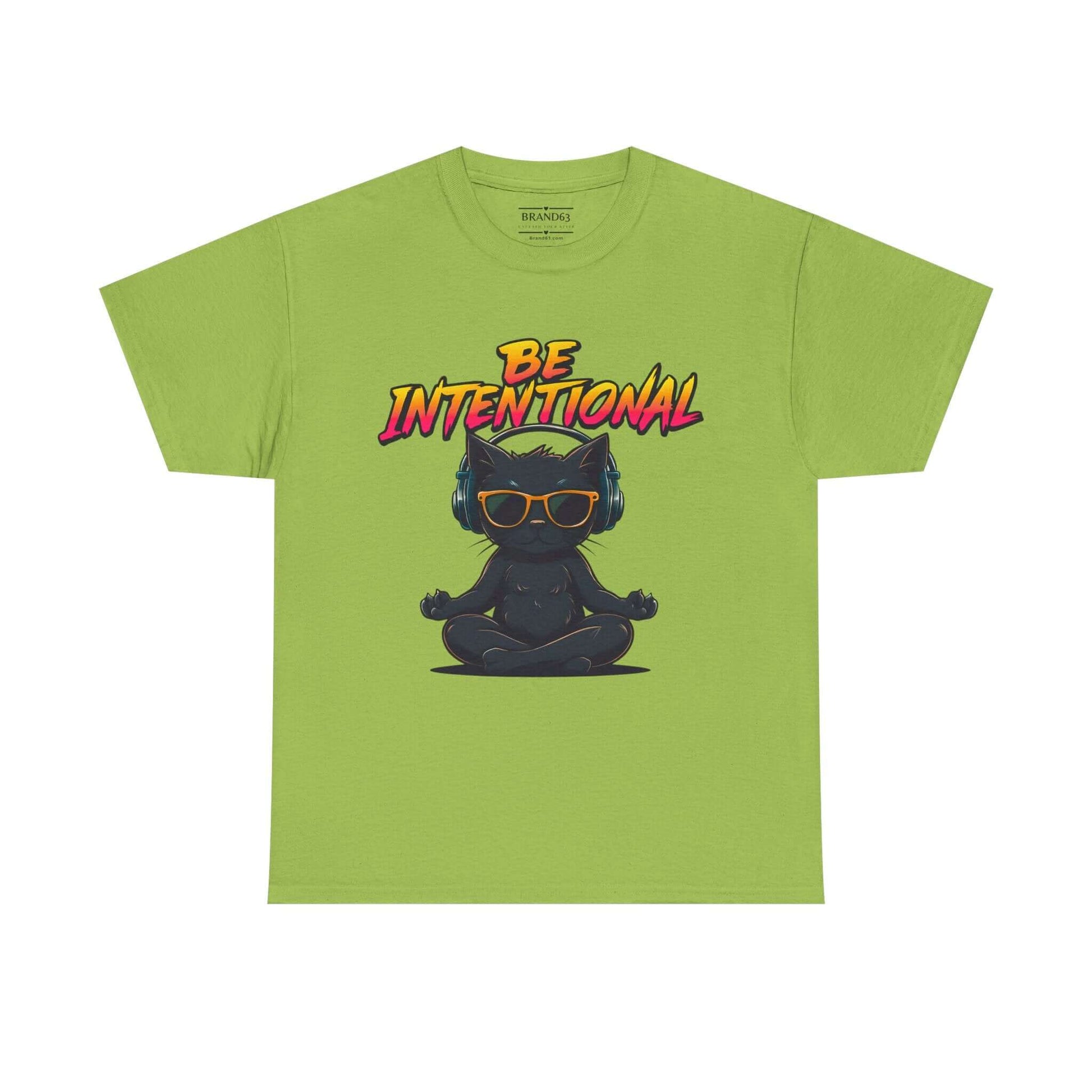 Exclusive Be Intentional Positive Vibe T-Shirt, Unisex, Brand63