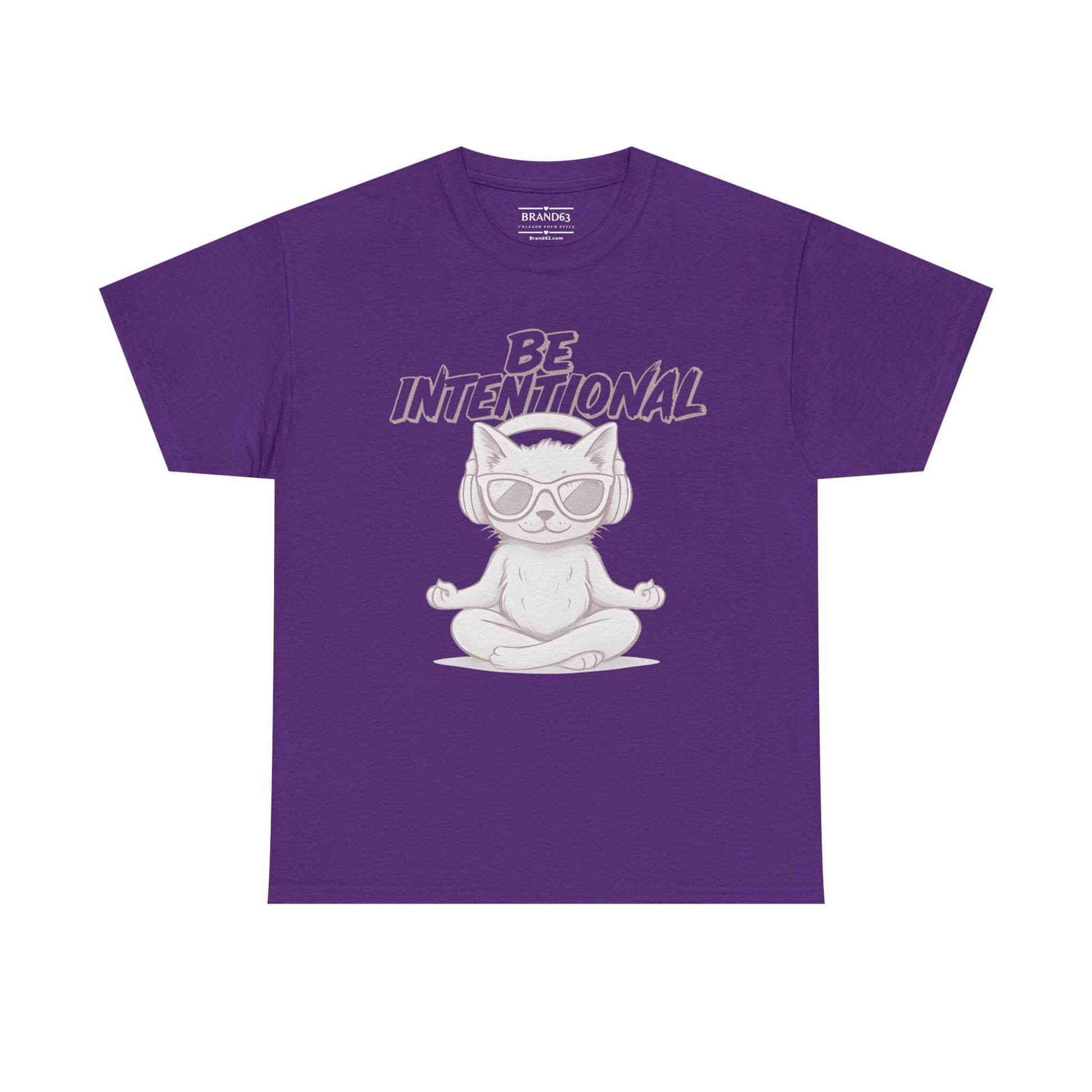 Exclusive Be Intentional Positive Vibe T-Shirt, Unisex, Brand63