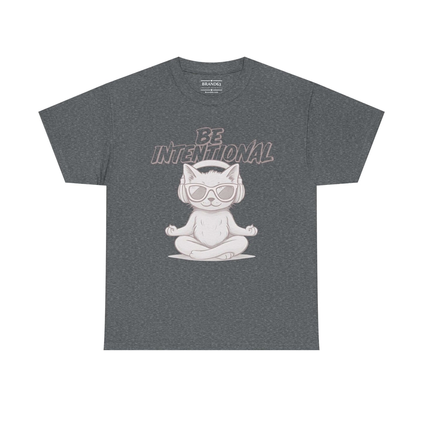 Exclusive Be Intentional Positive Vibe T-Shirt, Unisex, Brand63