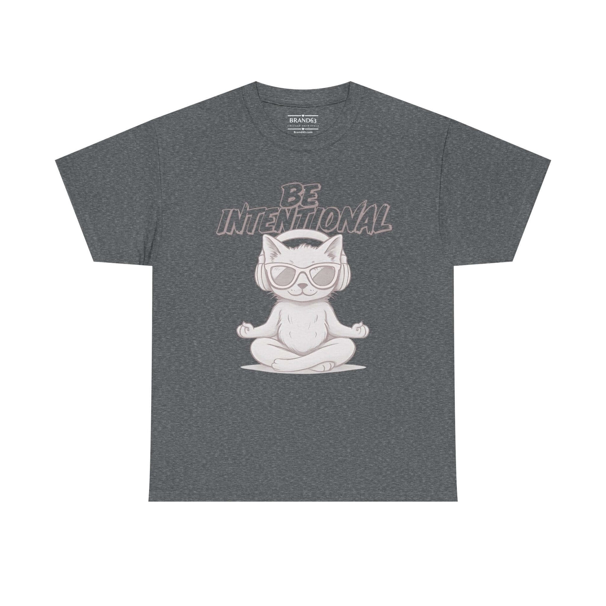 Exclusive Be Intentional Positive Vibe T-Shirt, Unisex, Brand63
