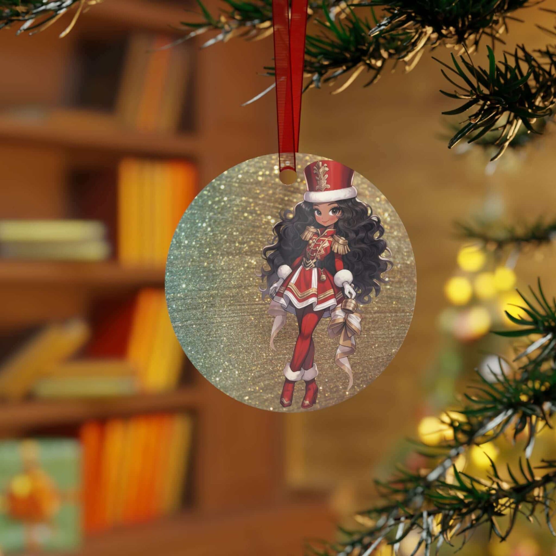 Exclusive Black Nutcracker Diva Ornament (Style 2), Brand63