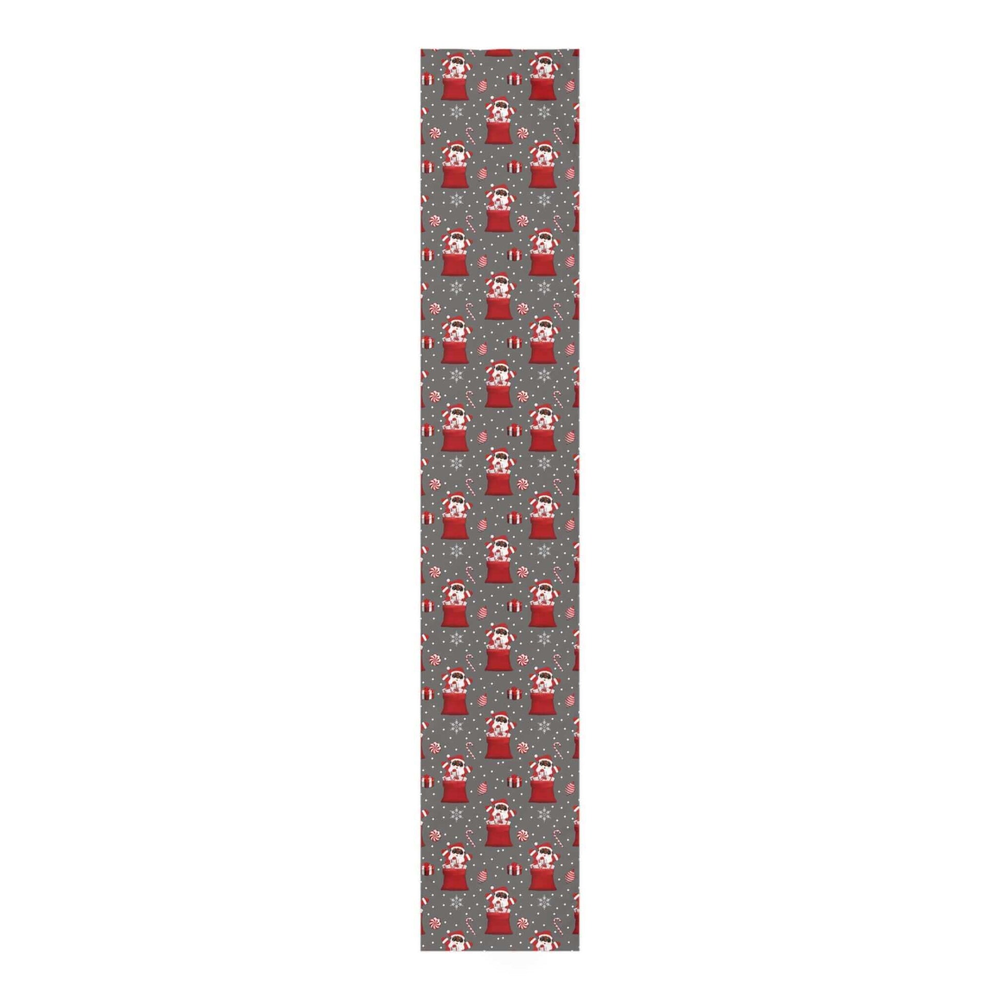 Exclusive Black Santa Christmas Table Runner, Brand63
