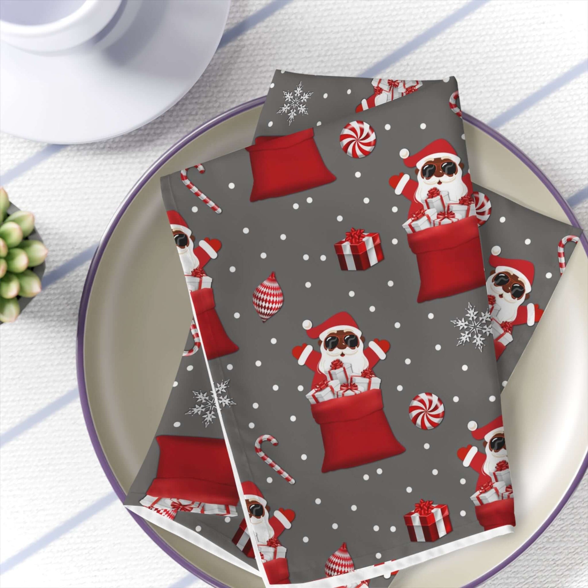 Exclusive Christmas Santa Napkins, Brand63