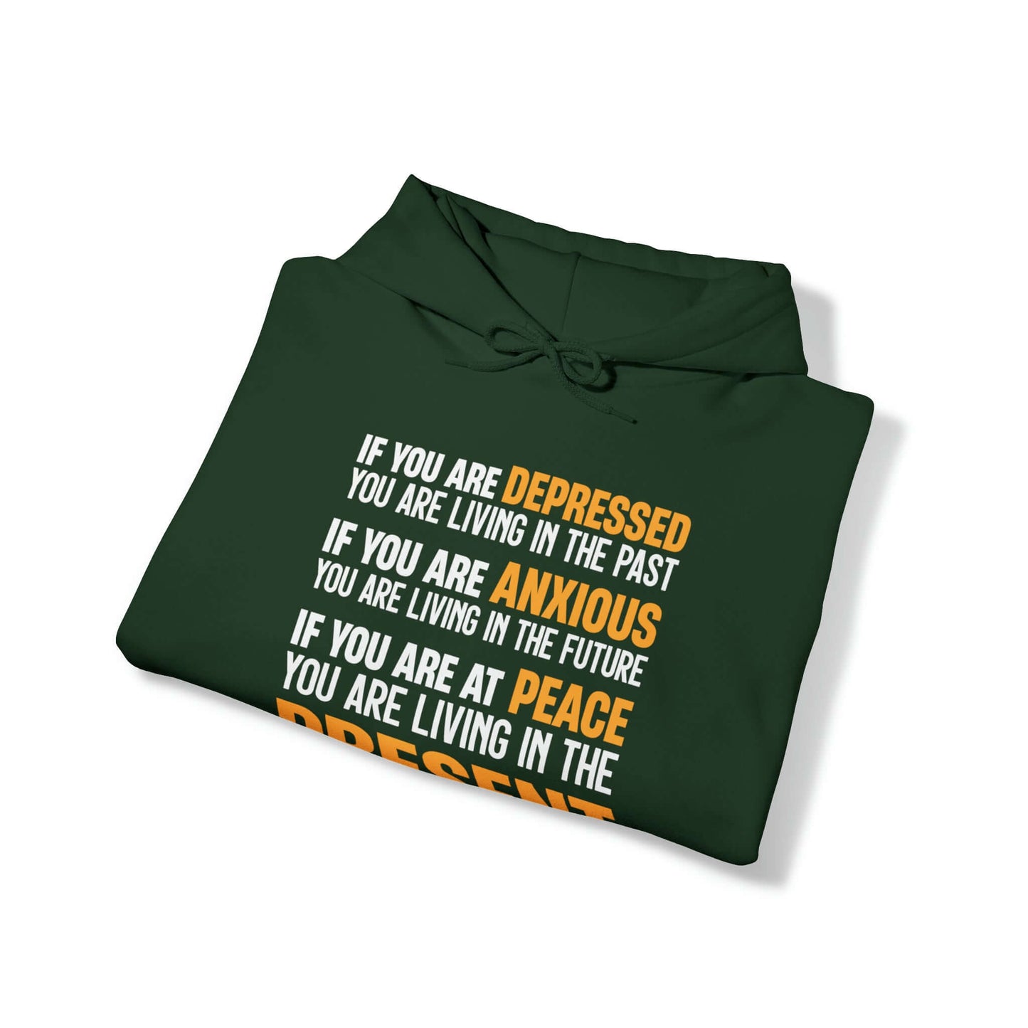 Exclusive "Live in the Present" Inspirational Hoodie, Brand63