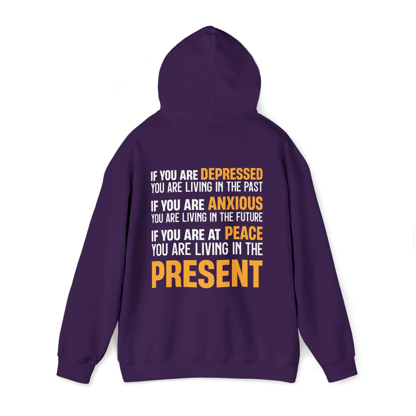 Exclusive "Live in the Present" Inspirational Hoodie, Brand63
