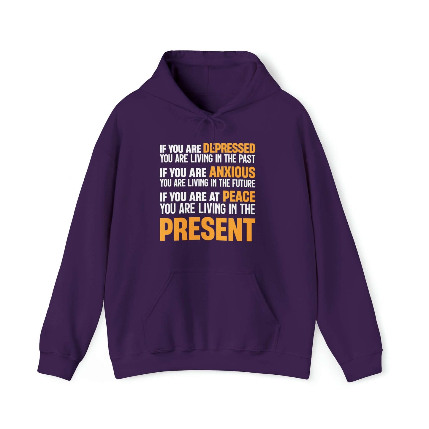Exclusive "Live in the Present" Inspirational Hoodie, Brand63