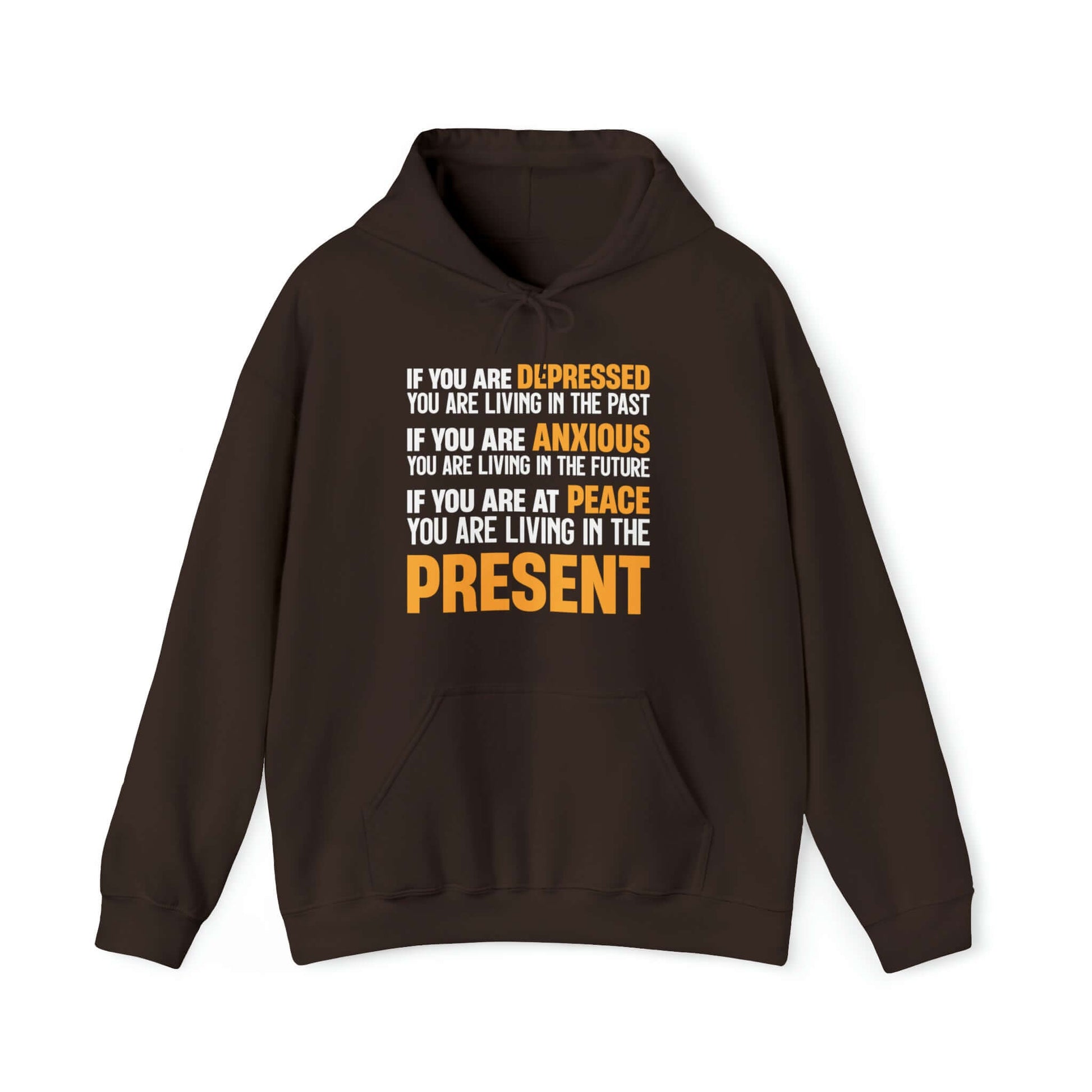 Exclusive "Live in the Present" Inspirational Hoodie, Brand63