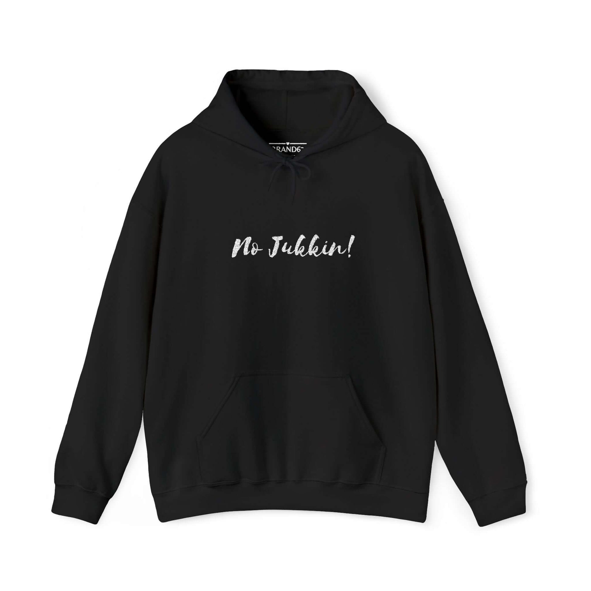 Exclusive No Jukkin Embroidered Heavy Blend Hoodie, Brand63