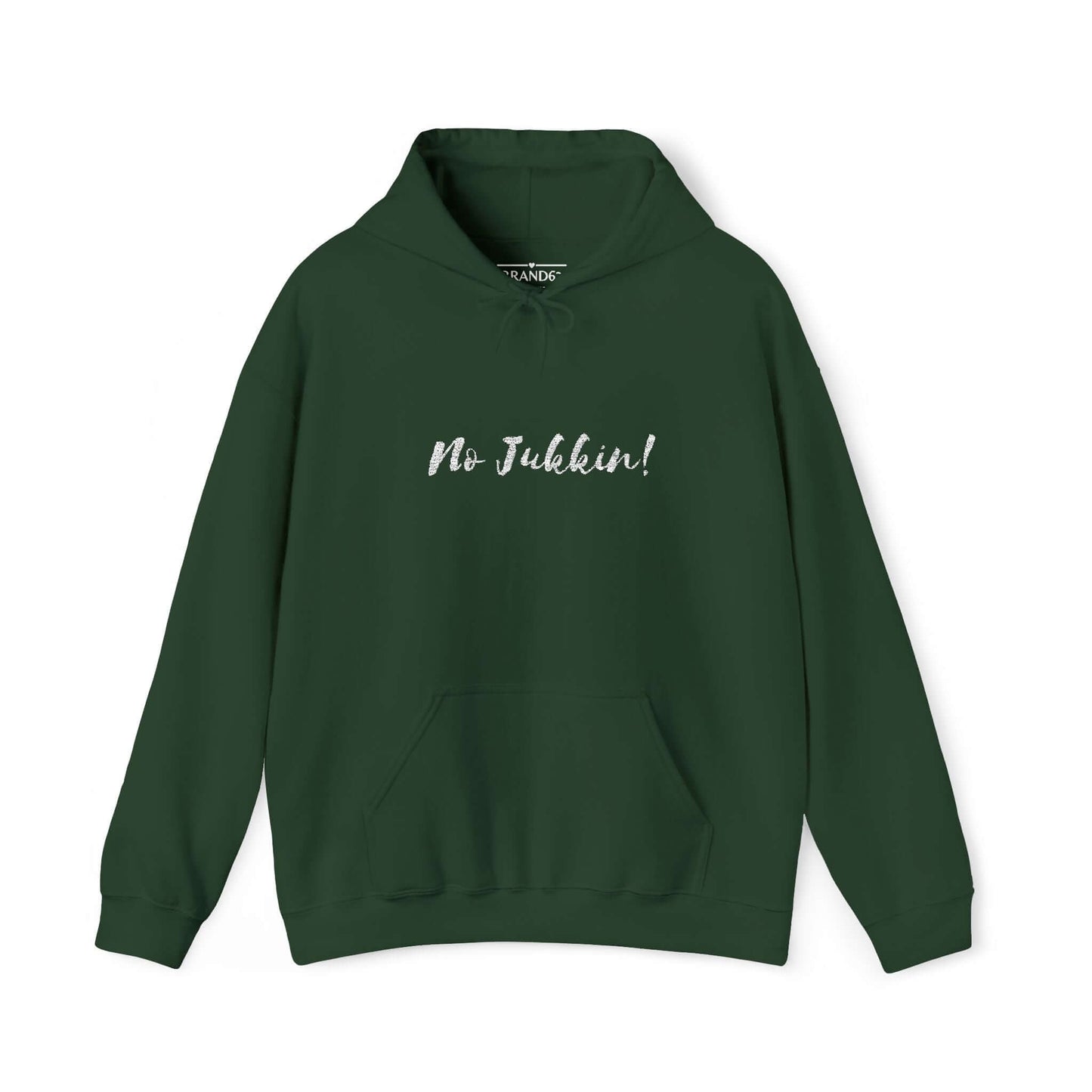 Exclusive No Jukkin Embroidered Heavy Blend Hoodie, Brand63