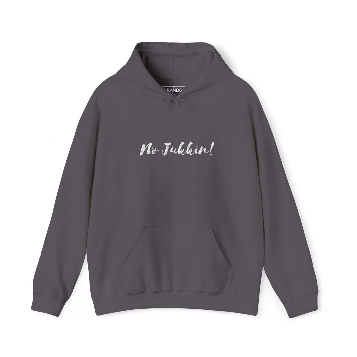 Exclusive No Jukkin Embroidered Heavy Blend Hoodie, Brand63