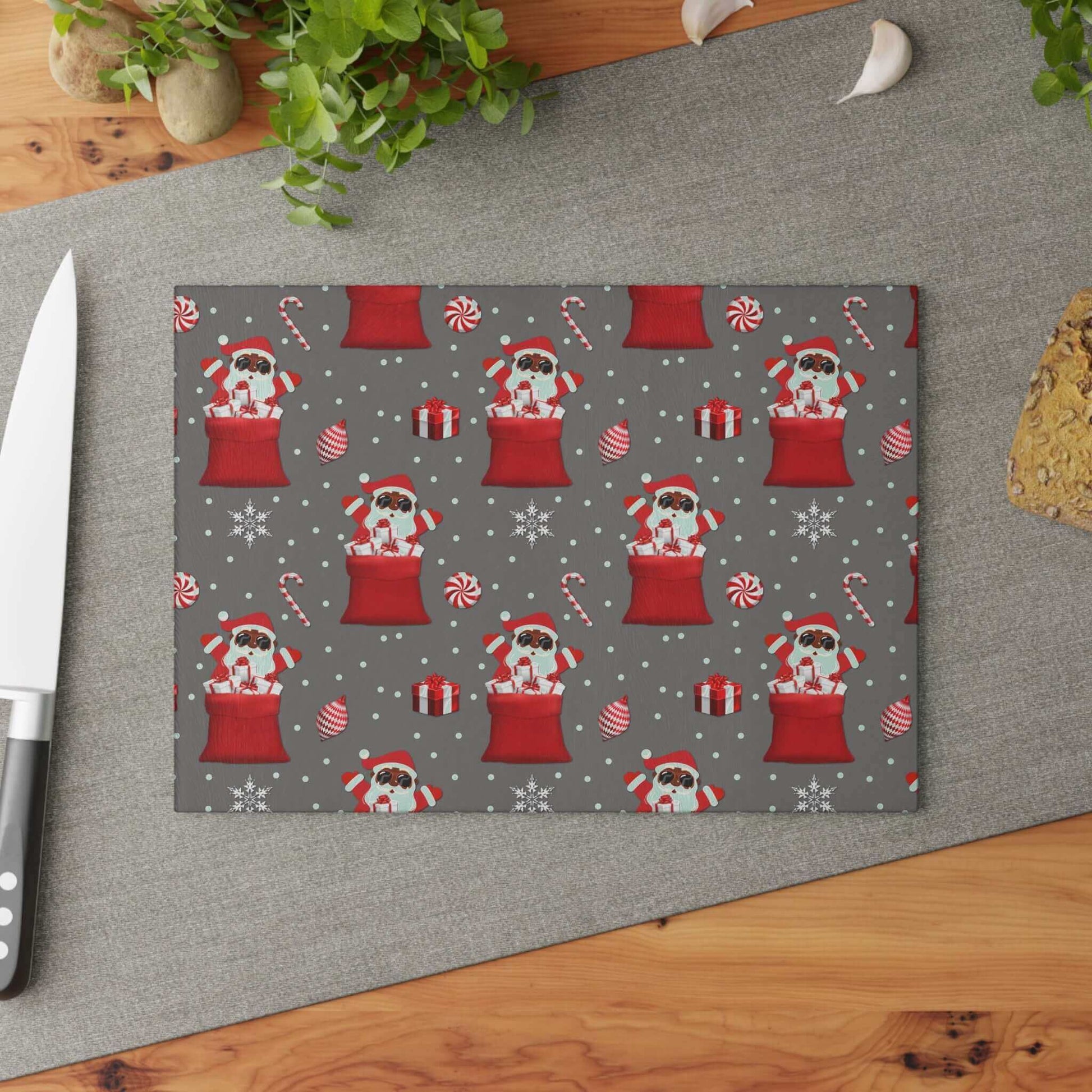 Exclusive Santa Christmas Cutting Board, Brand63
