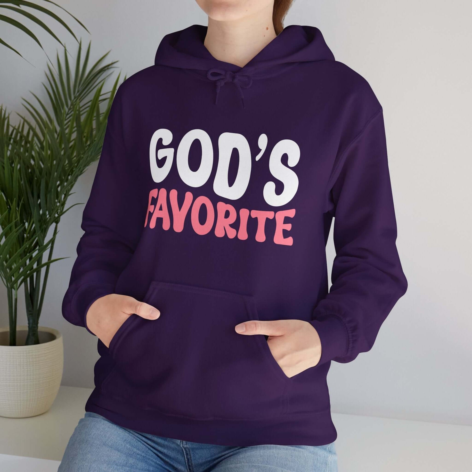 Faith-Based "God's Favorite" Hoodie, Brand63