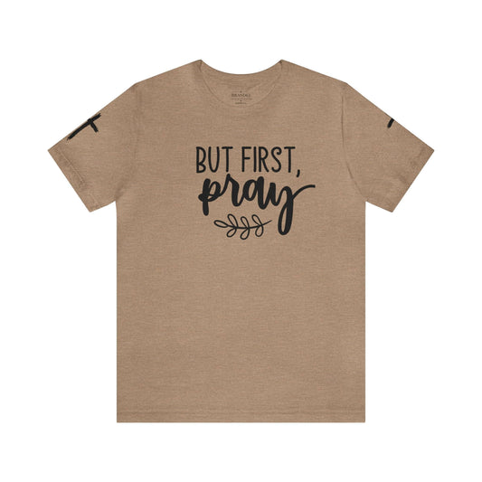 Faith-Based T-shirt | Prayer T-shirt with Sleeve Designs, Brand63