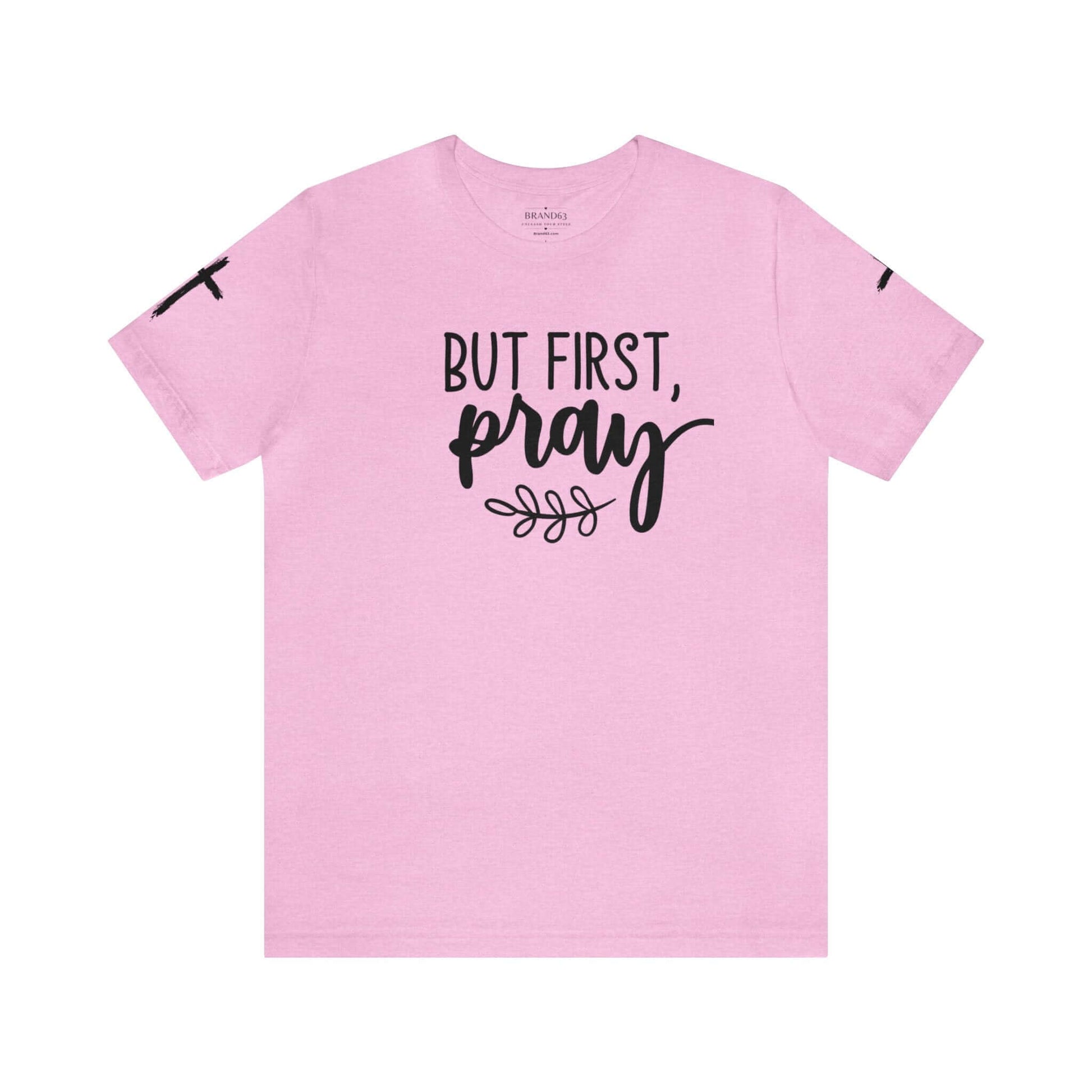 Faith-Based T-shirt | Prayer T-shirt with Sleeve Designs, Brand63