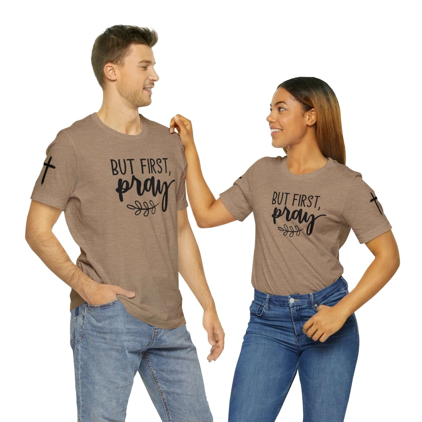 Faith-Based T-shirt | Prayer T-shirt with Sleeve Designs, Brand63