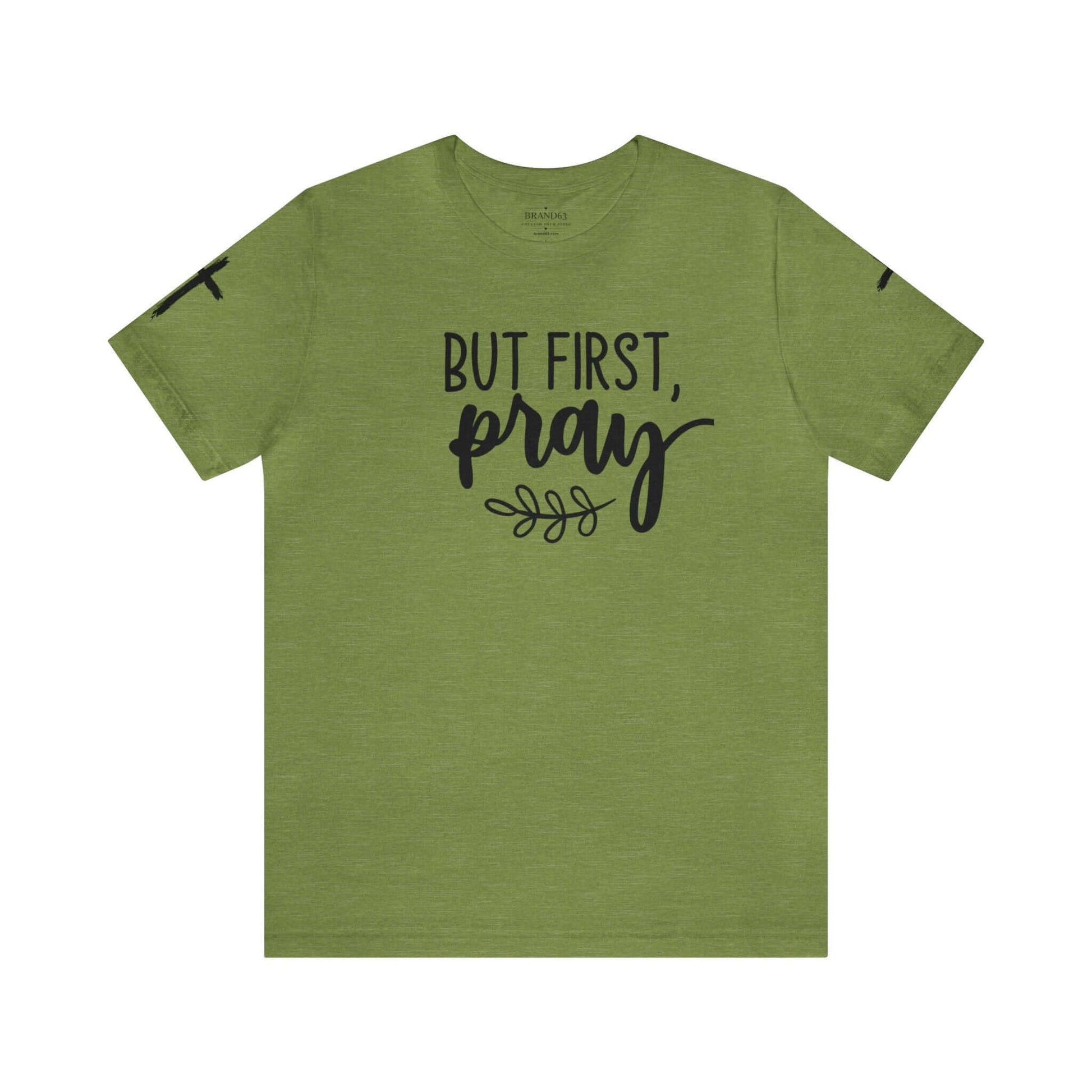 Faith-Based T-shirt | Prayer T-shirt with Sleeve Designs, Brand63