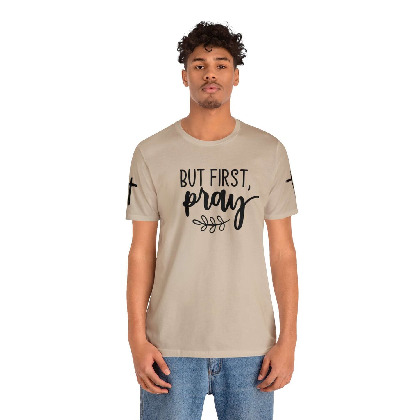 Faith-Based T-shirt | Prayer T-shirt with Sleeve Designs, Brand63