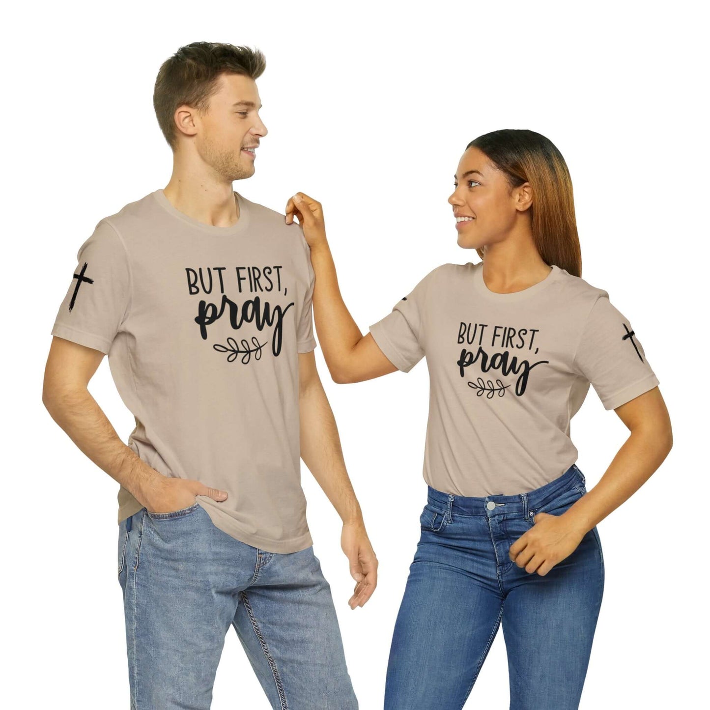 Faith-Based T-shirt | Prayer T-shirt with Sleeve Designs, Brand63