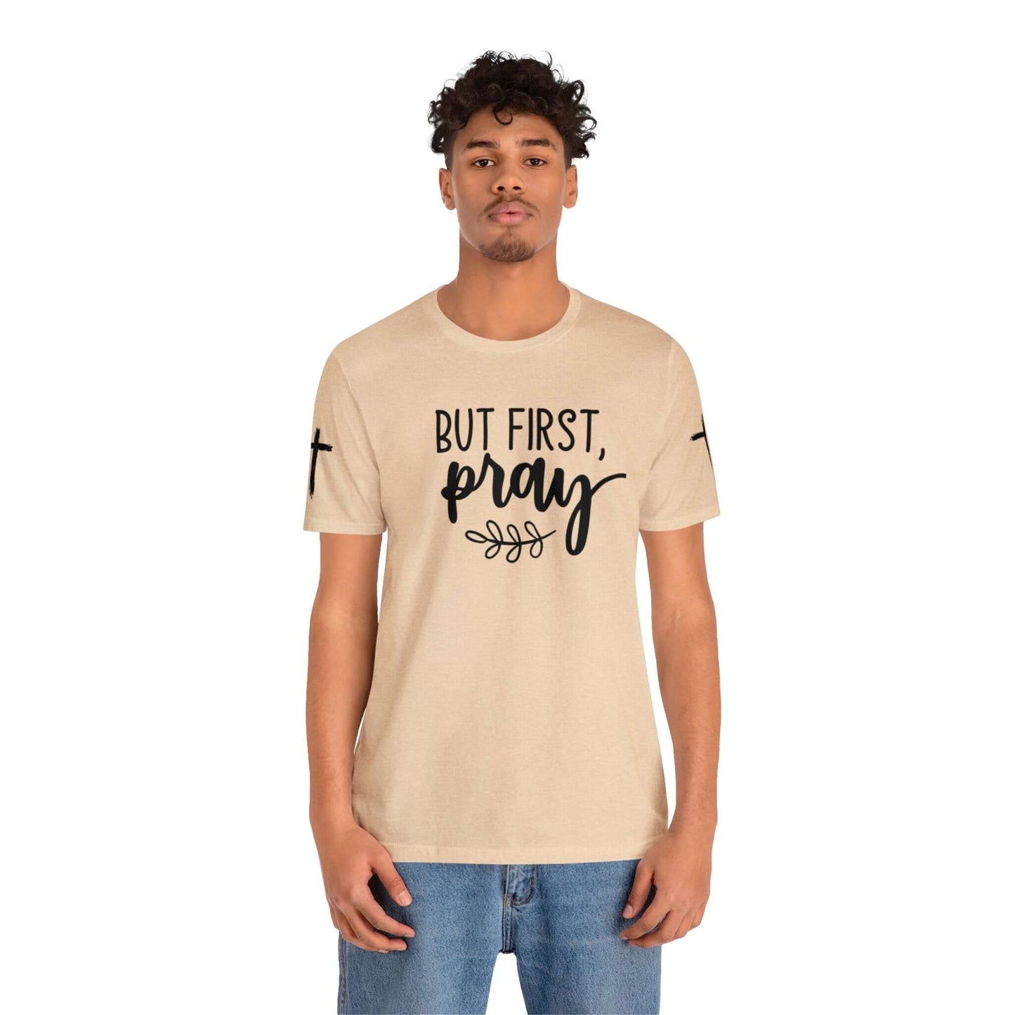 Faith-Based T-shirt | Prayer T-shirt with Sleeve Designs, Brand63