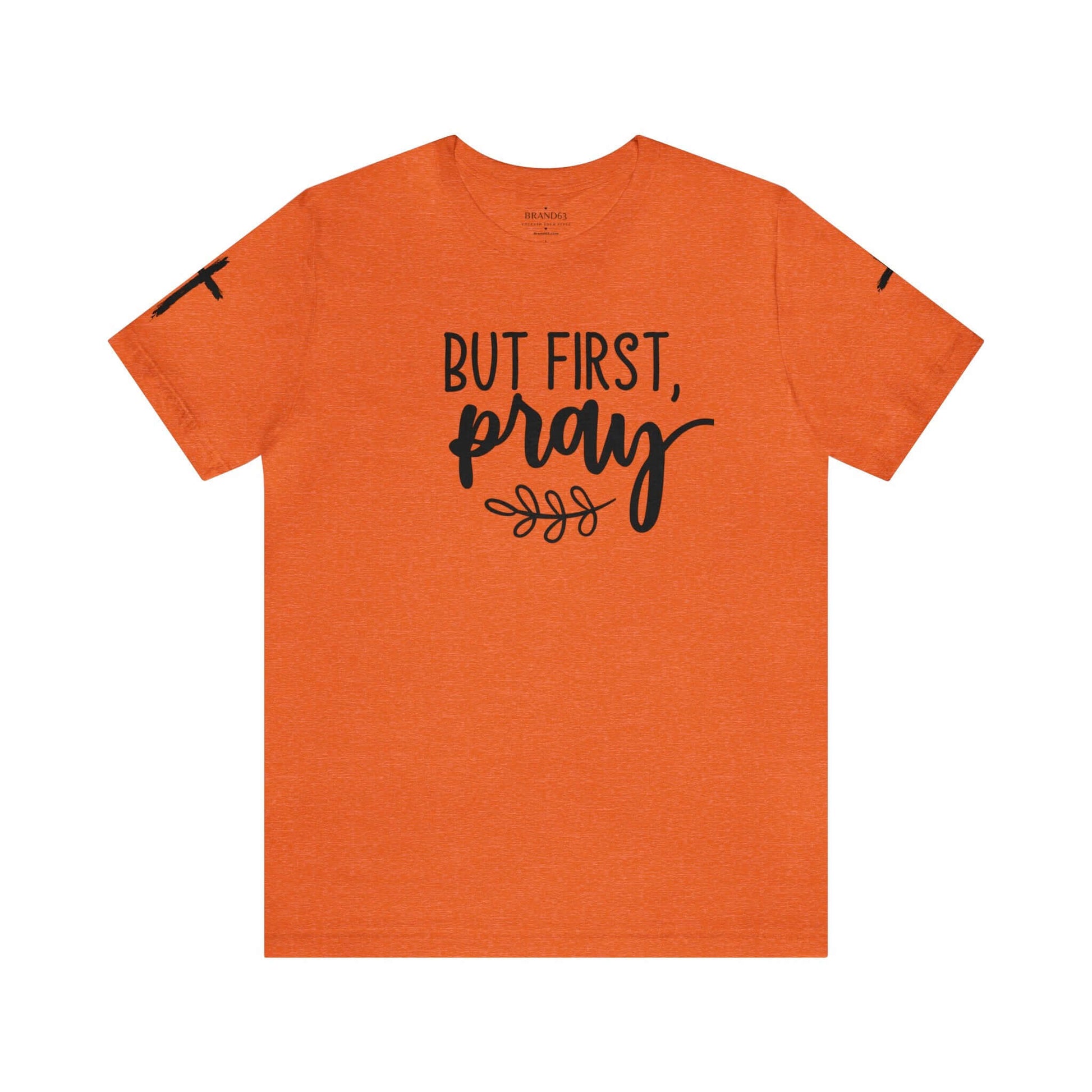 Faith-Based T-shirt | Prayer T-shirt with Sleeve Designs, Brand63