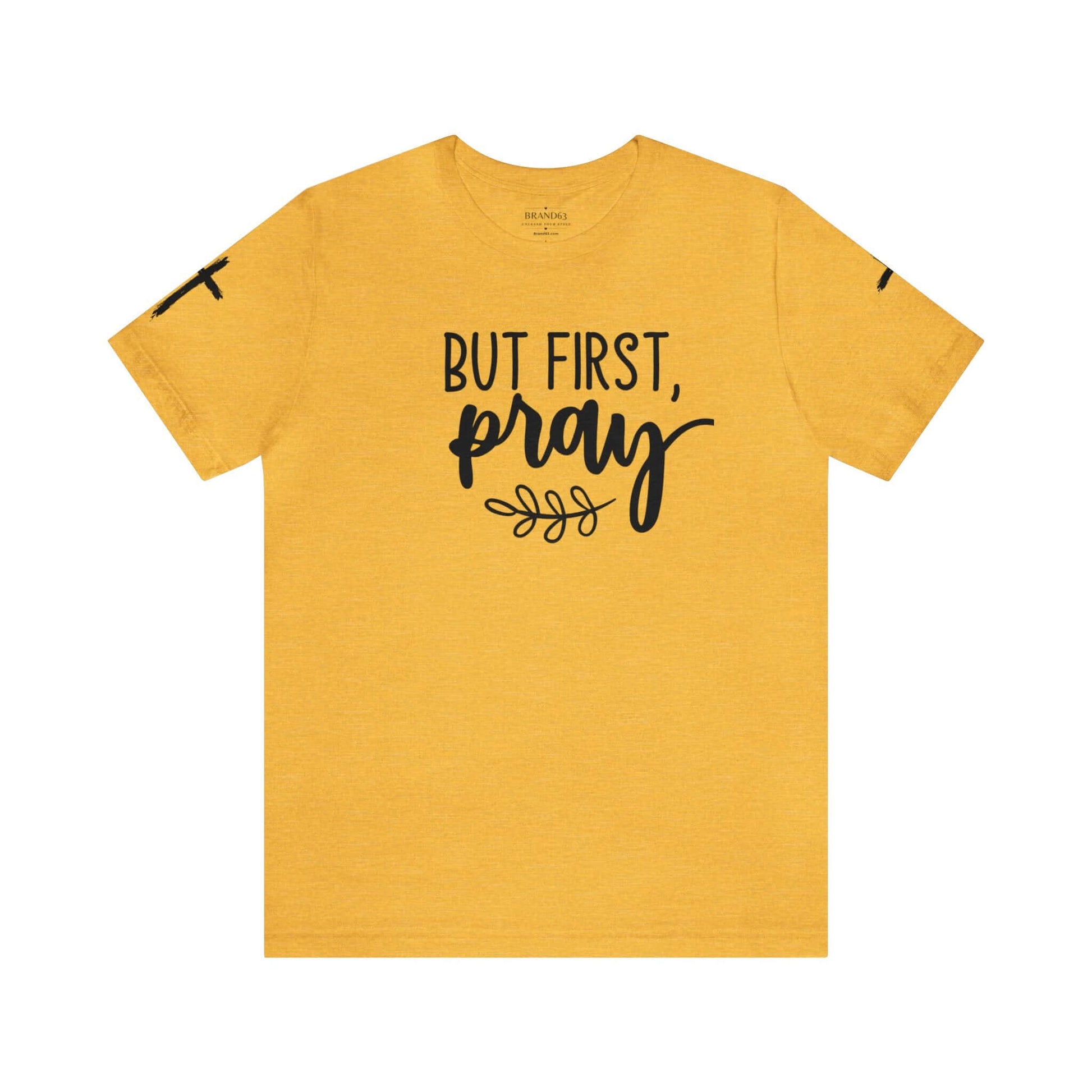 Faith-Based T-shirt | Prayer T-shirt with Sleeve Designs, Brand63
