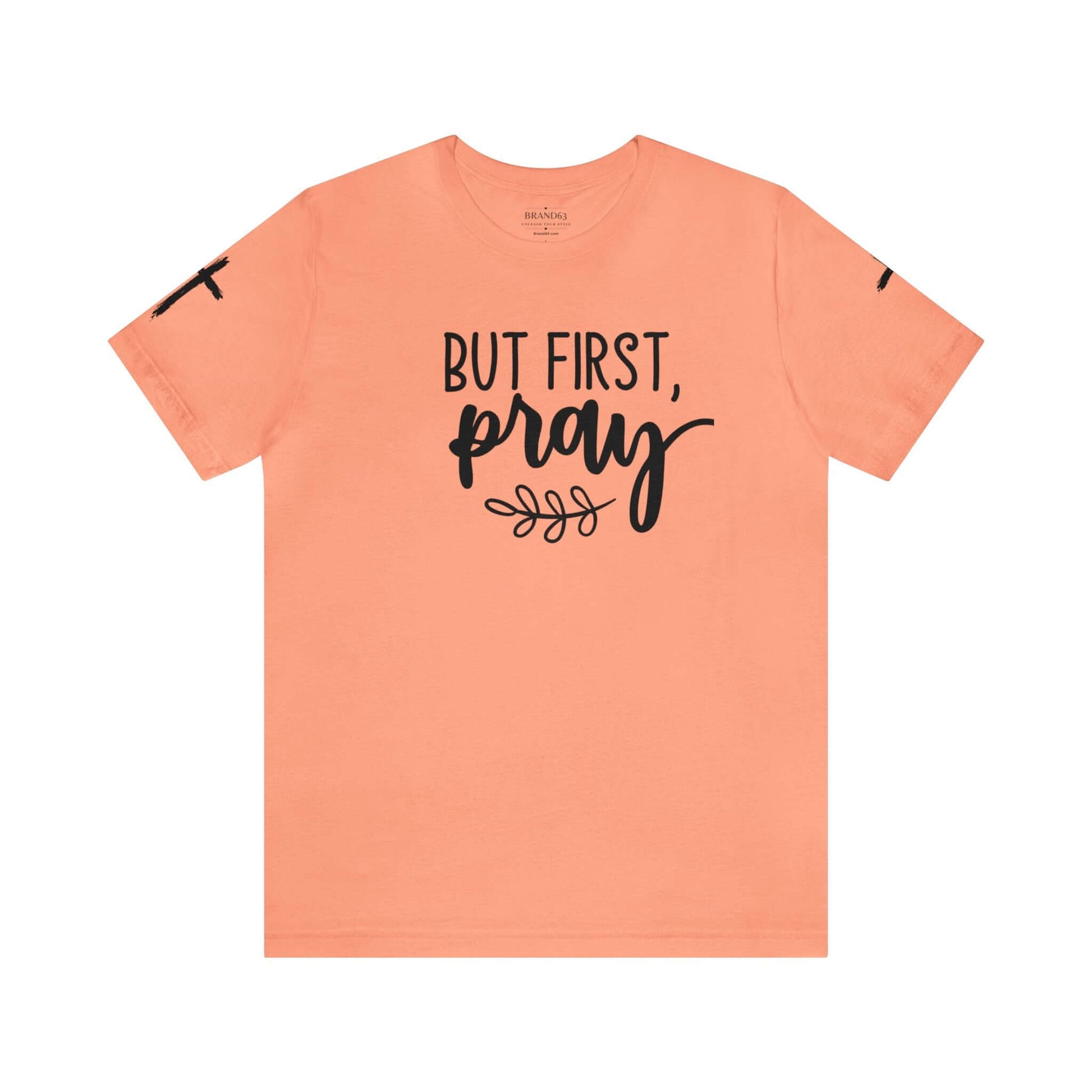 Faith-Based T-shirt | Prayer T-shirt with Sleeve Designs, Brand63